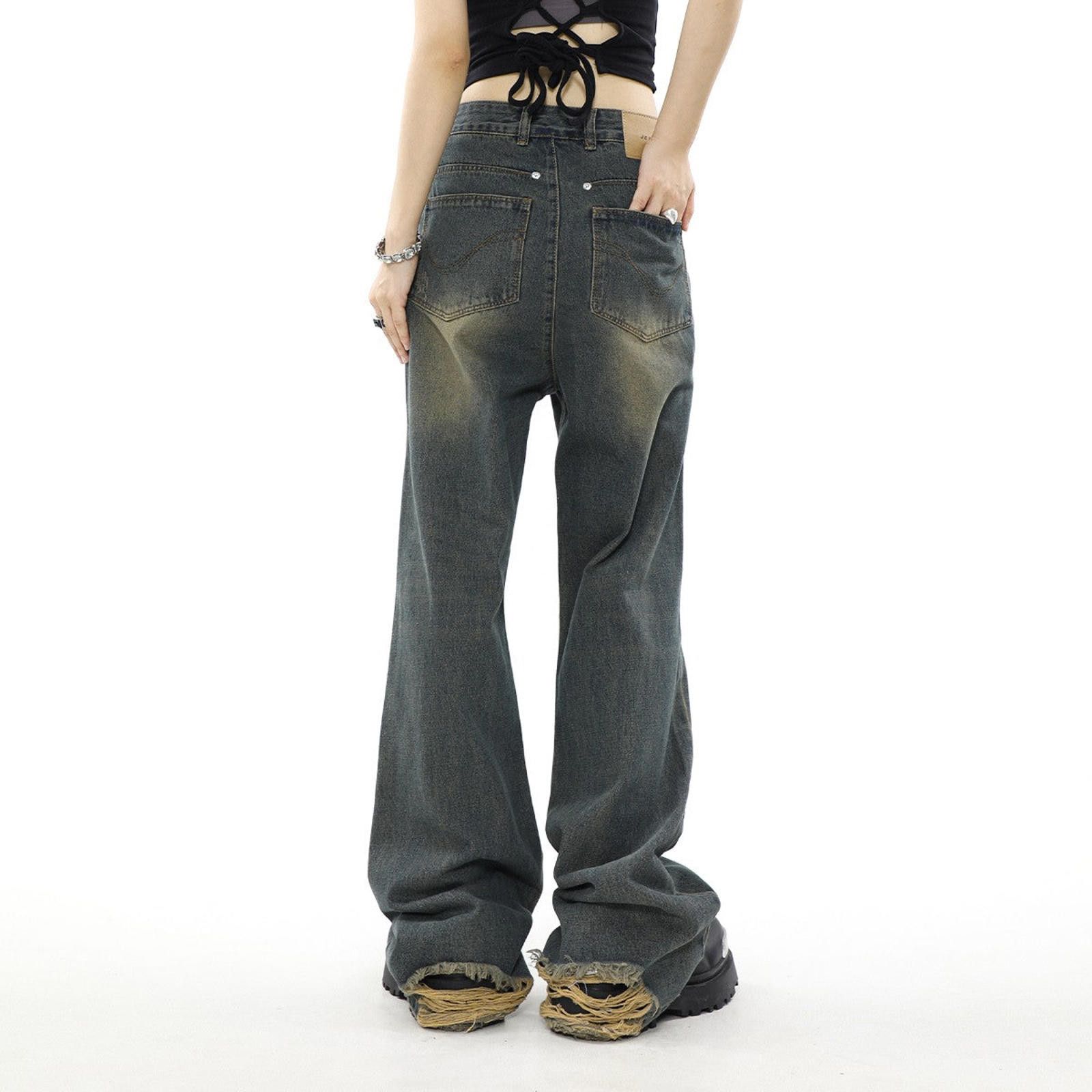 Japanese Brand Washed Stacked Denim Jeans Size 28" / US 6 / IT 42 - 2 Thumbnail