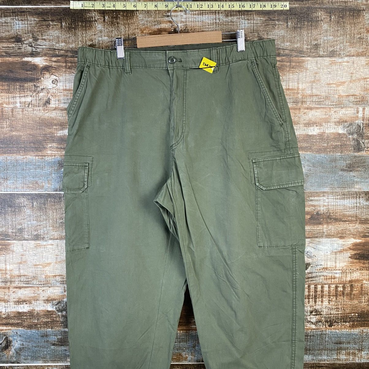 Japanese Brand DL Uniqlo Green Cargo Multipocket Joggers Pants #C892 Size US 35 - 2 Thumbnail