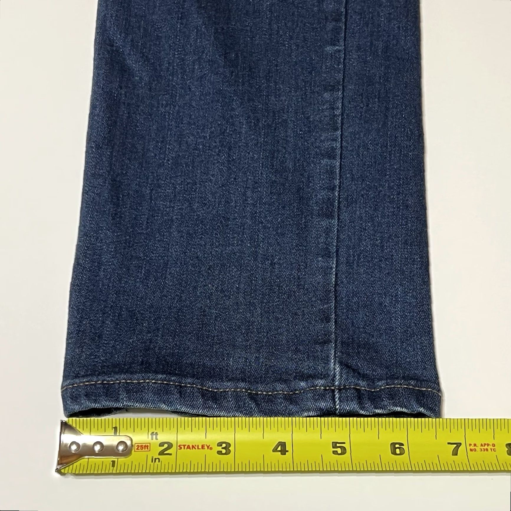 Paige PAIGE Jeans Men’s Lennox 33x32 Slim Fit Dark Wash Blue Denim Stretch Straight Jeans Size US 33 - 7 Thumbnail