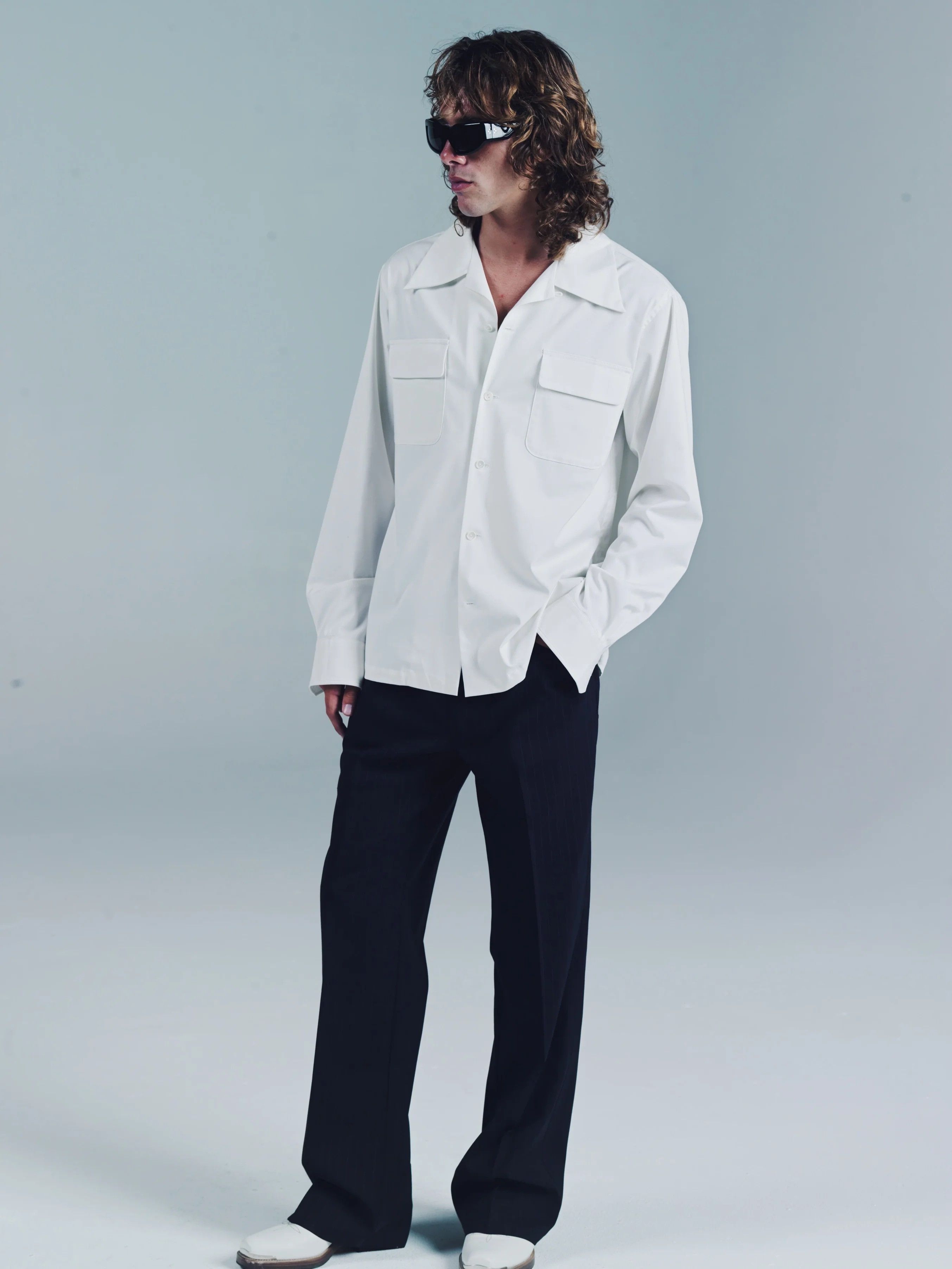 Second/Layer Second/Layer Beto Button Up Flap Pocket - Brown - Small Size US S / EU 44-46 / 1 - 5 Thumbnail