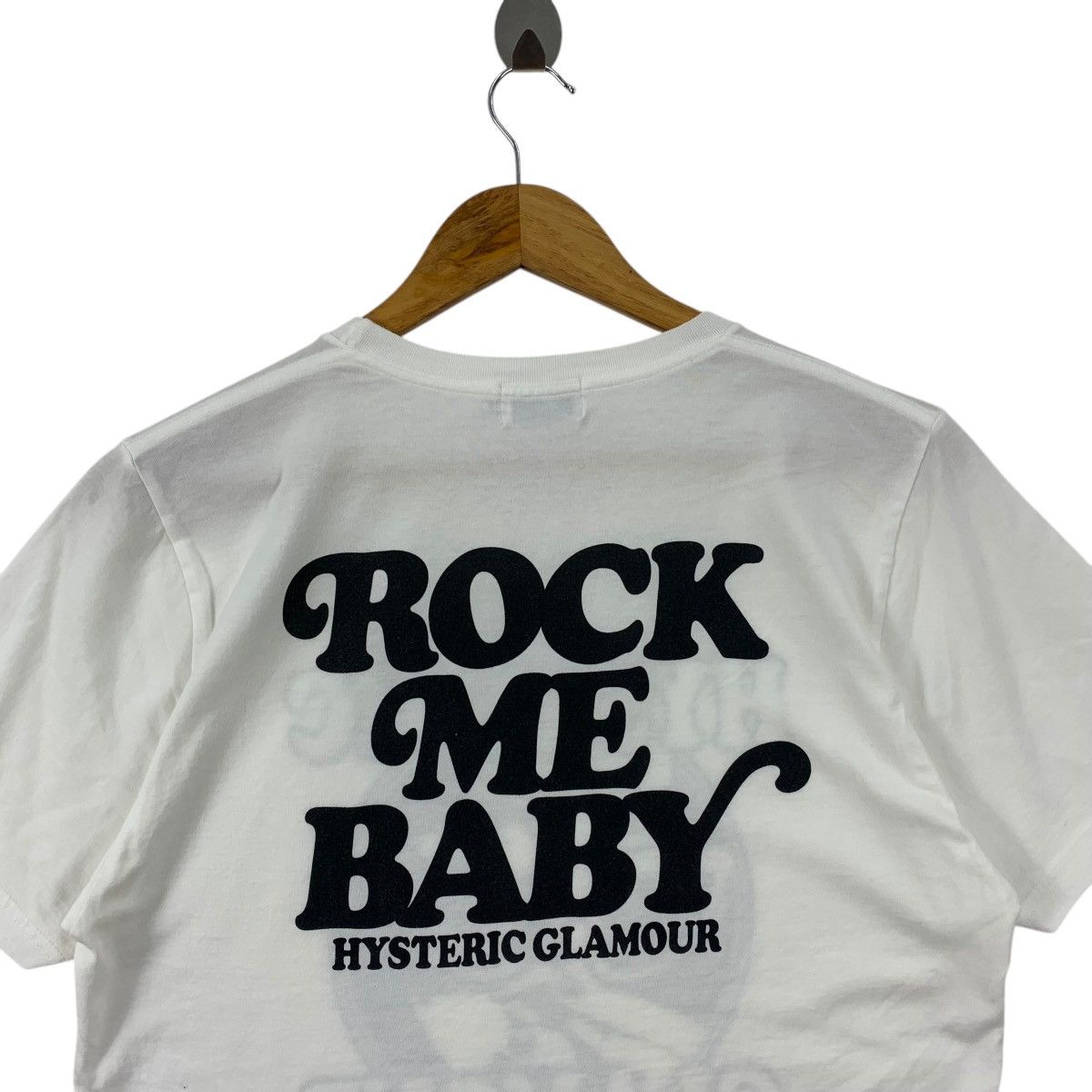 Hysteric Glamour × Japanese Brand HYSTERIC GLAMOUR big women printed rock me baby spellout tee Size M / US 6-8 / IT 42-44 - 9 Thumbnail