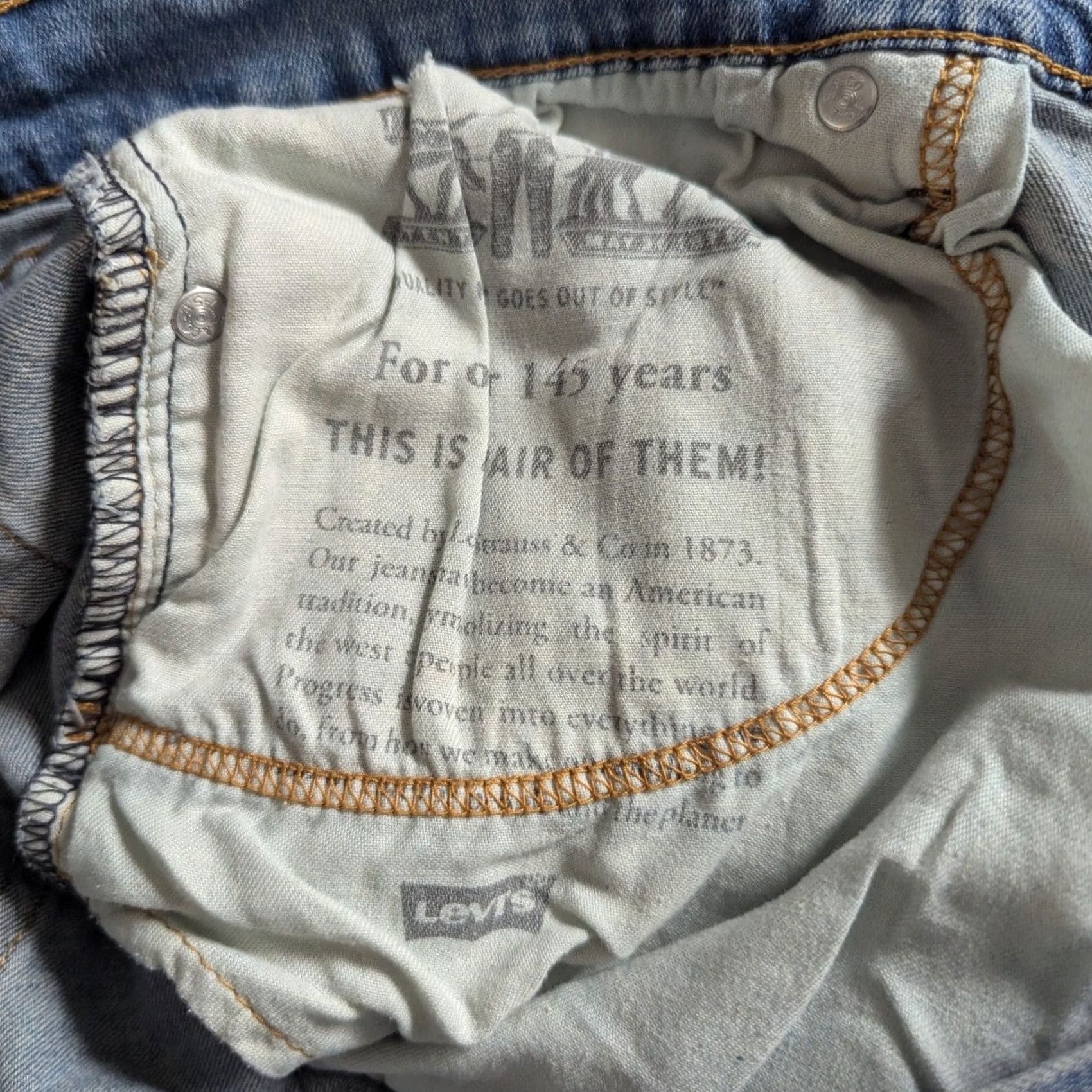 Vintage Levi Strauss 541 Athletic Fit Jeans Mens W36 L32 Blue Denim Straight Leg Pants Size US 36 / EU 52 - 3 Thumbnail
