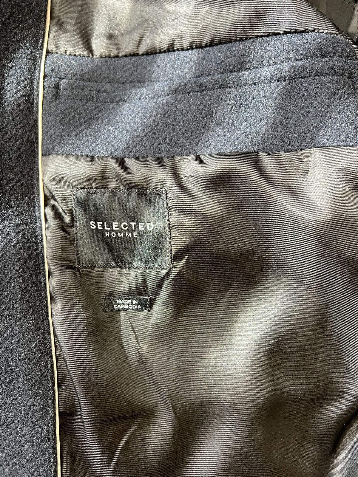 Selected Homme Wool Overcoat Size US M / EU 48-50 / 2 - 3 Thumbnail