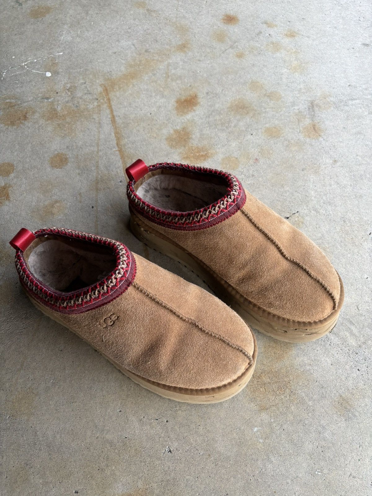 Ugg Ugg Classic Tasman Boho Slip On Fur Lined Trendy Slipper Size US 9 / IT 39 - 1 Thumbnail