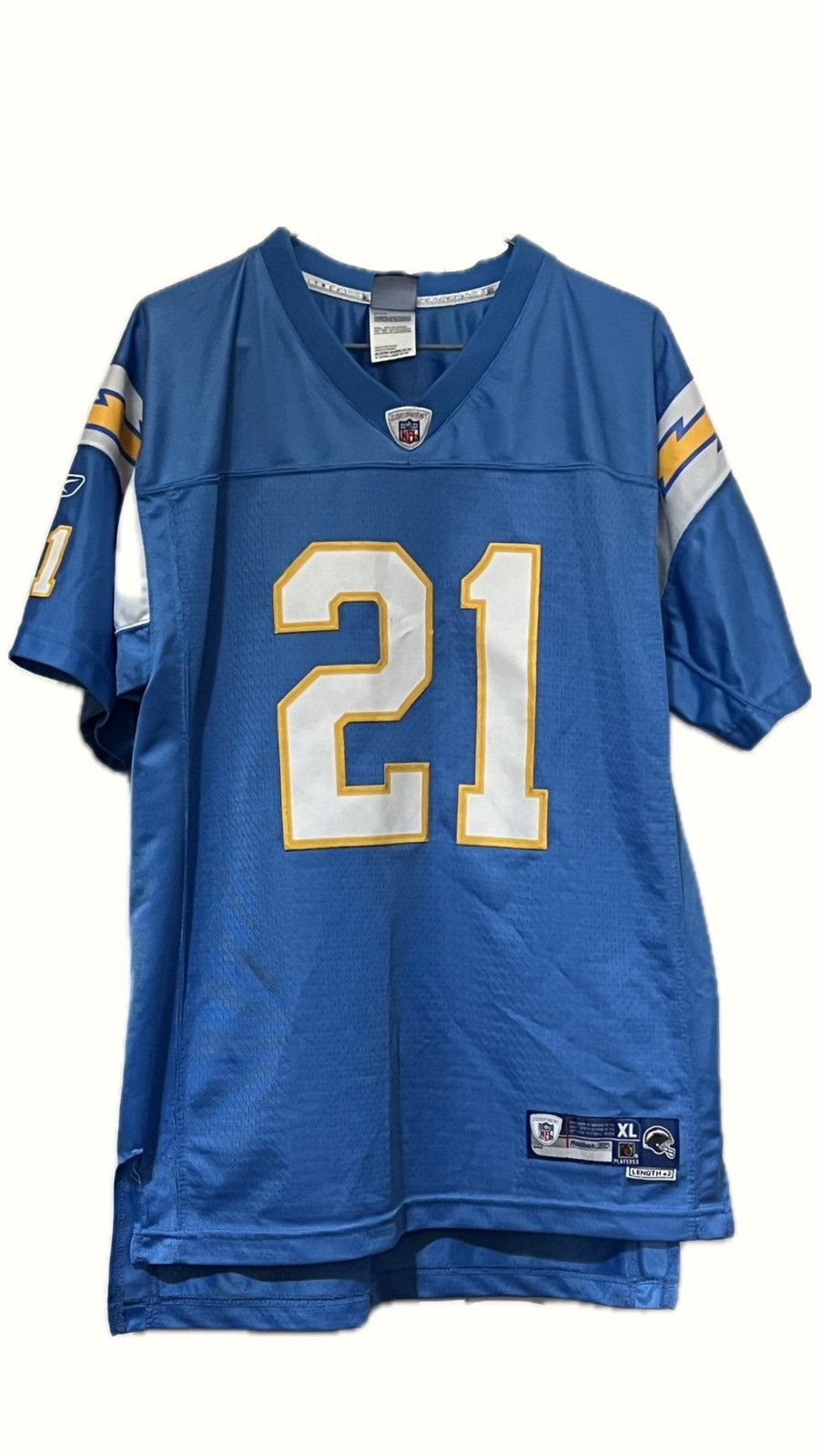 image of Nfl Chargers Tomlinson Jersey in Blue, Men's (Size Medium)