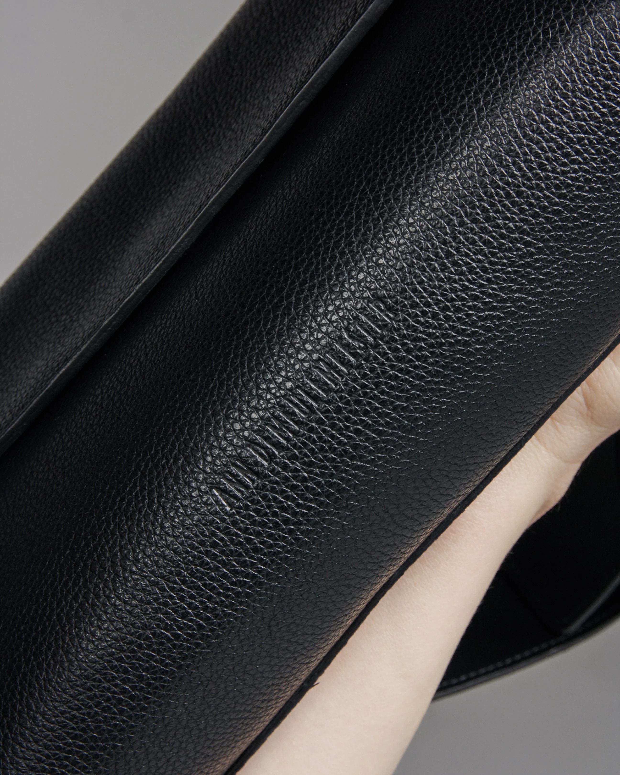 Ann Demeulemeester ANN DEMEULEMEESTER Arta Black Leather Waist Bag Size ONE SIZE - 4 Thumbnail