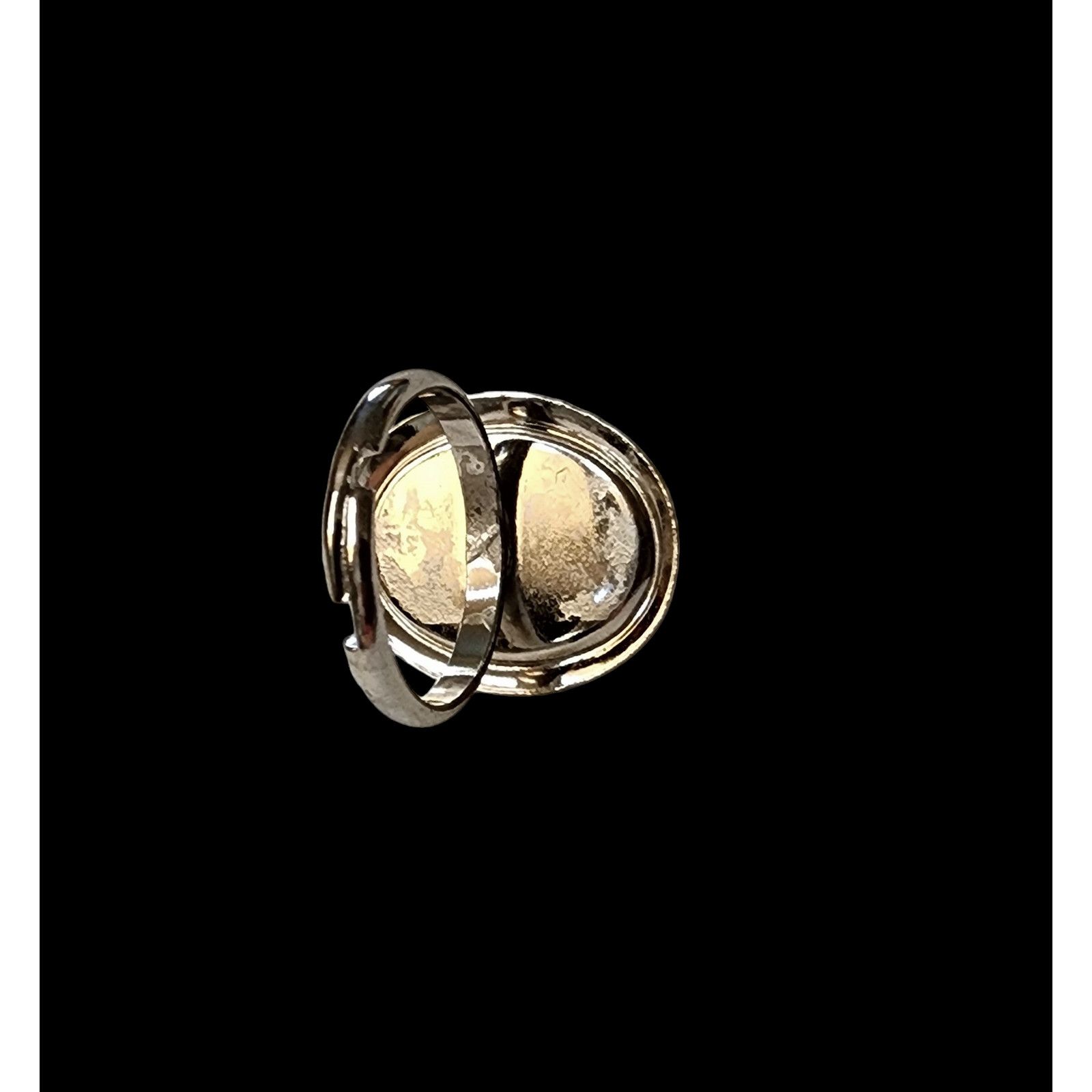 The Unbranded Brand Vintage Silvertone size adjustable mood ring size 6 Size ONE SIZE - 4 Thumbnail