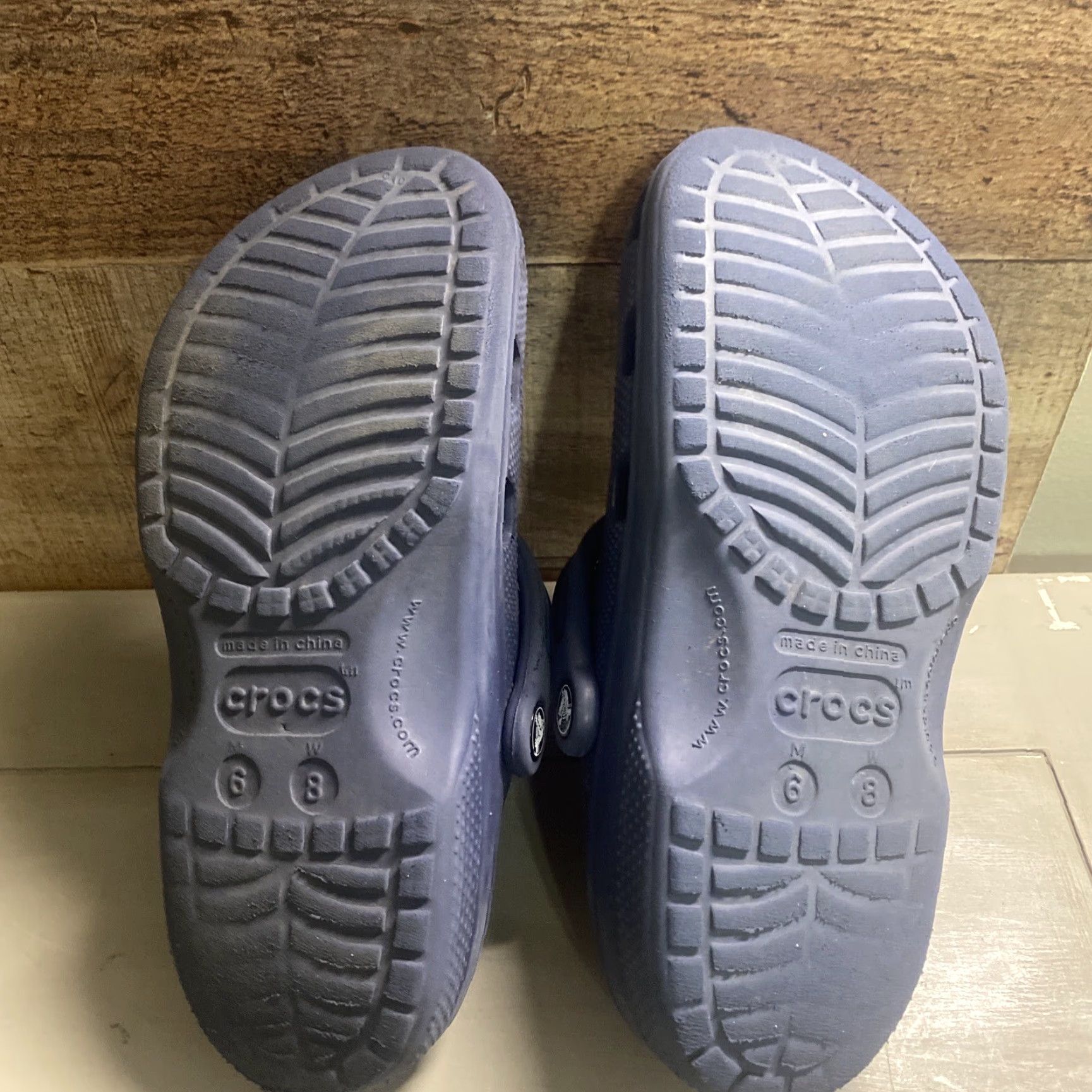 Crocs CROCS Sandal Unisex Adults Navy Blue Slip On Classic 6W / 8M Mens Womens Size 6 8 Shoes Size US 6 / IT 36 - 3 Thumbnail