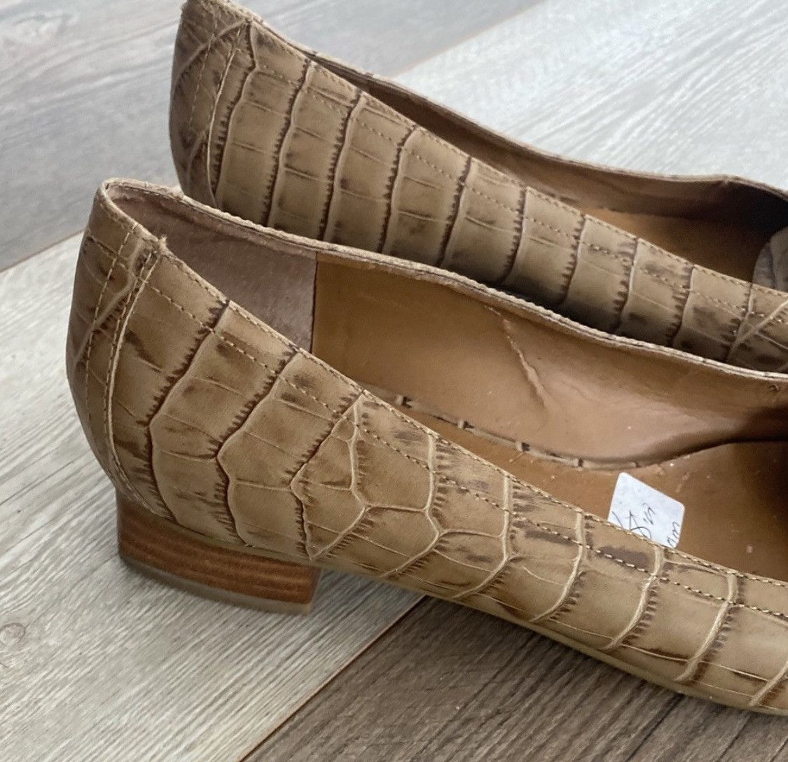 Nine West NINE WEST CROCODILE PRINT ABAY FLATS SLIP ON LOAFERS SHOES Size US 10 / IT 40 - 3 Thumbnail