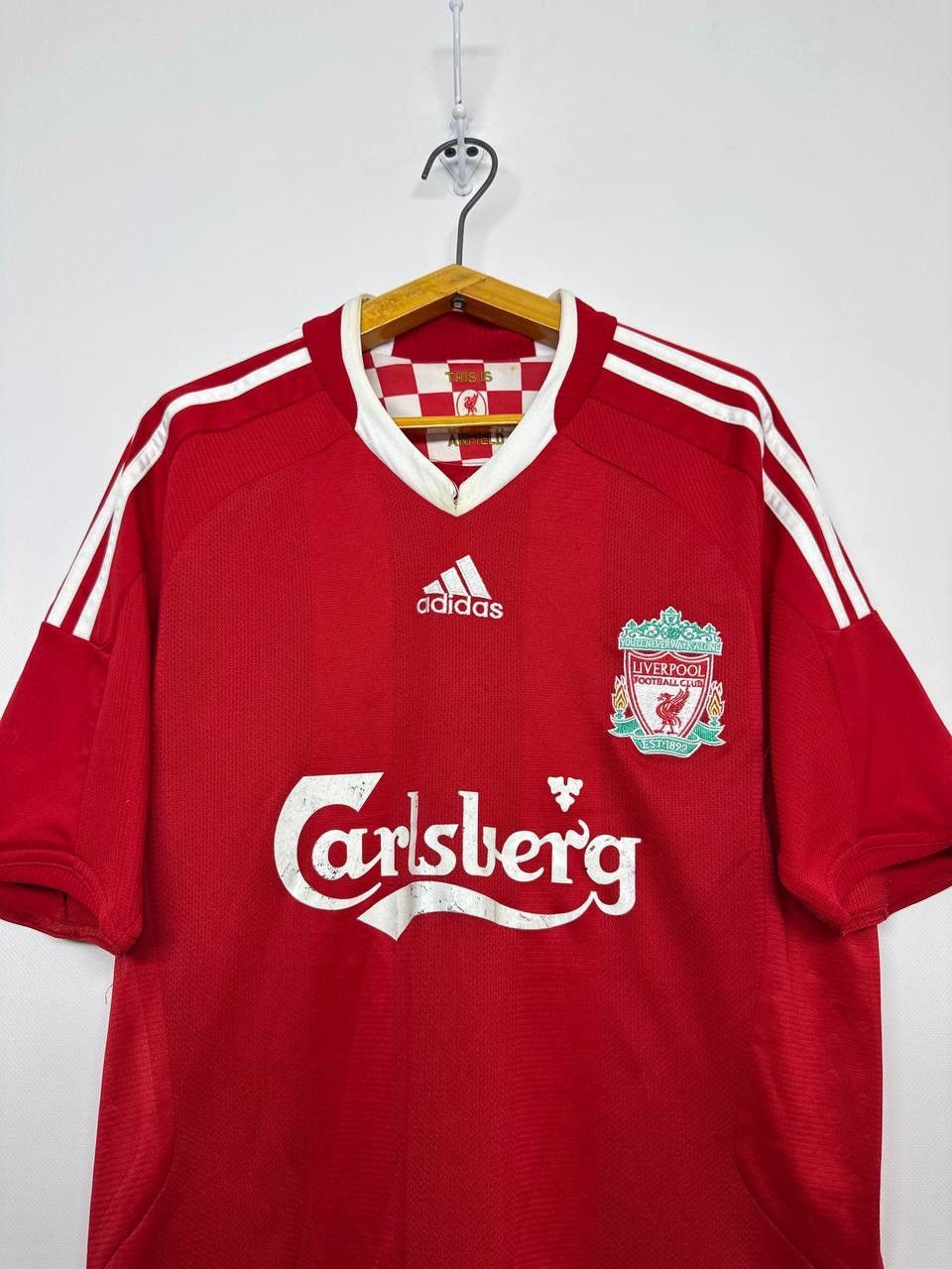 Adidas Vintage Y2k Adidas Liverpool 2008/2009 Football Soccer Size US L / EU 52-54 / 3 - 2 Thumbnail