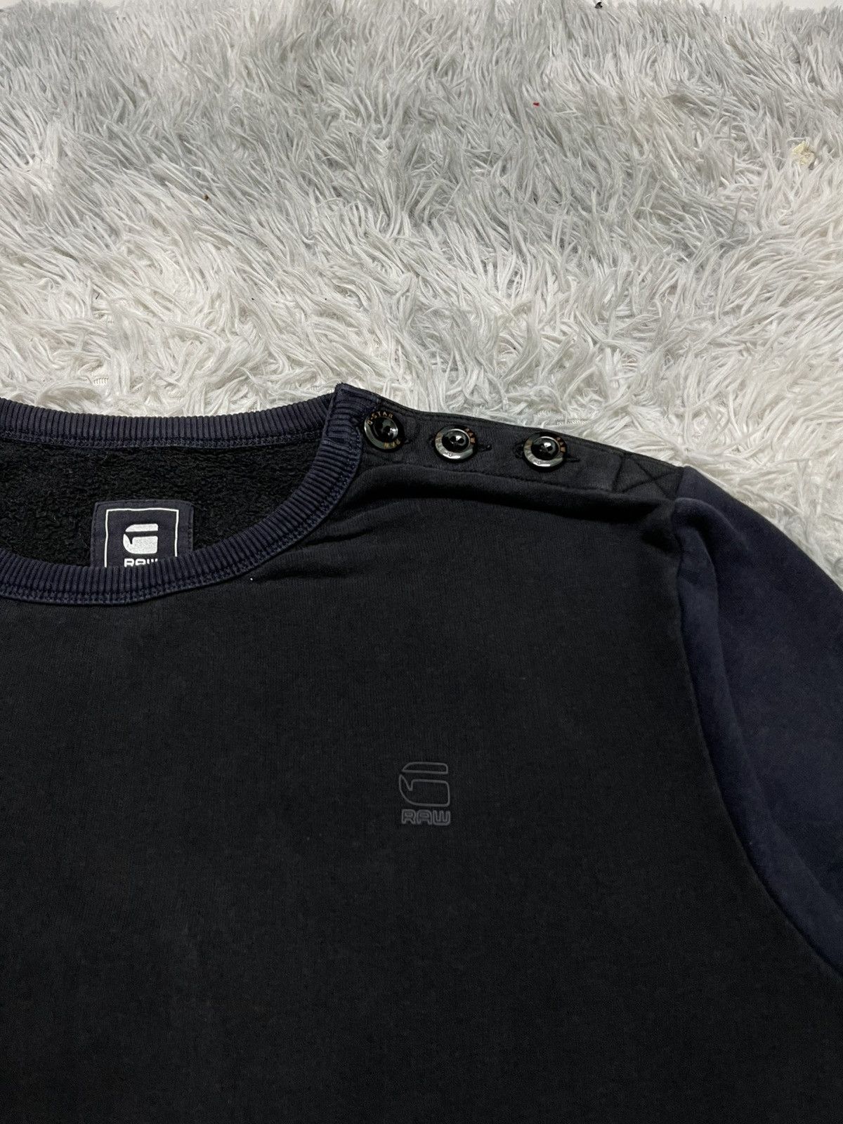 G-Star Y2K G STAR RAW SWEATSHIRT 2 TONE COLOUR NICELY FADED Size US M / EU 48-50 / 2 - 8 Thumbnail