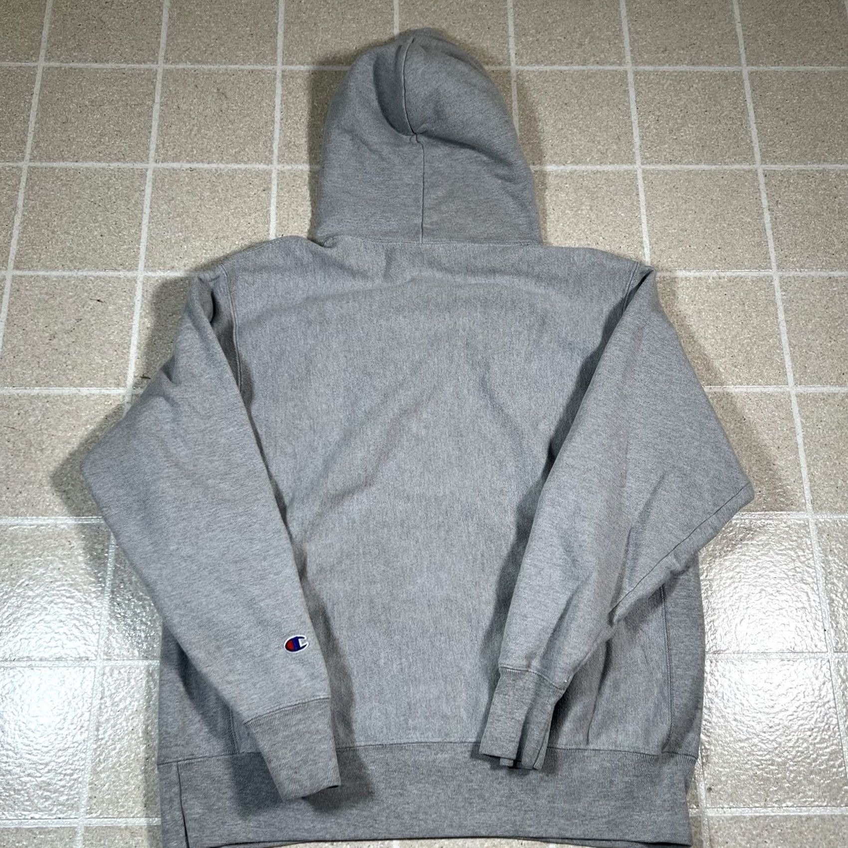 Champion Champion Reverse Weave Hoodie Mens Large Gray Pullover Hooded Sweatshirt Size US L / EU 52-54 / 3 - 2 Thumbnail