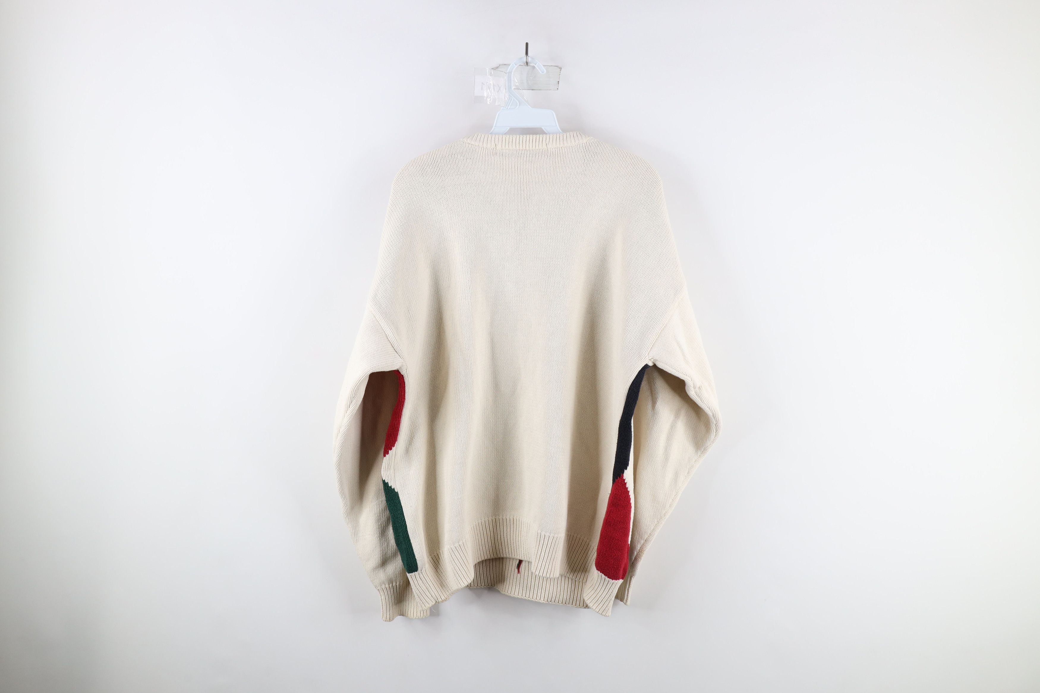 Vintage Vintage 90s Streetwear Golfing Golf Knit Sweater Cotton Size US XL / EU 56 / 4 - 11 Thumbnail