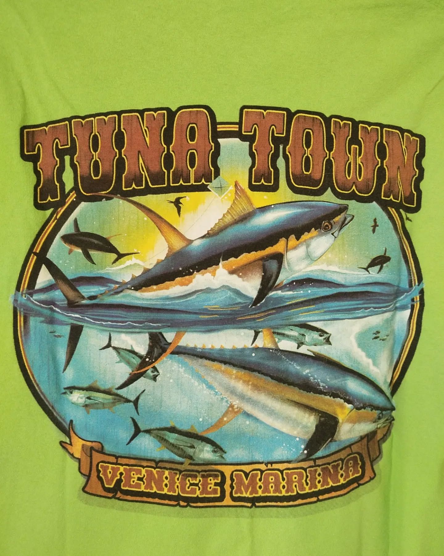 Vintage Tuna Town Venice Marina Graphic T-Shirt Size US M / EU 48-50 / 2 - 2 Thumbnail