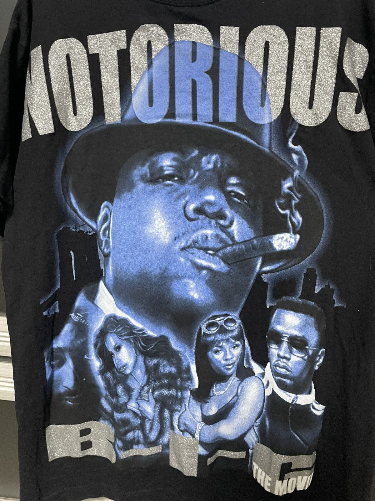 Band Tees × Rap Tees × Vintage 00s Notorious Big Movie Promo Rap Tee B.I.G. Biggie Smalls Size US L / EU 52-54 / 3 - 3 Thumbnail