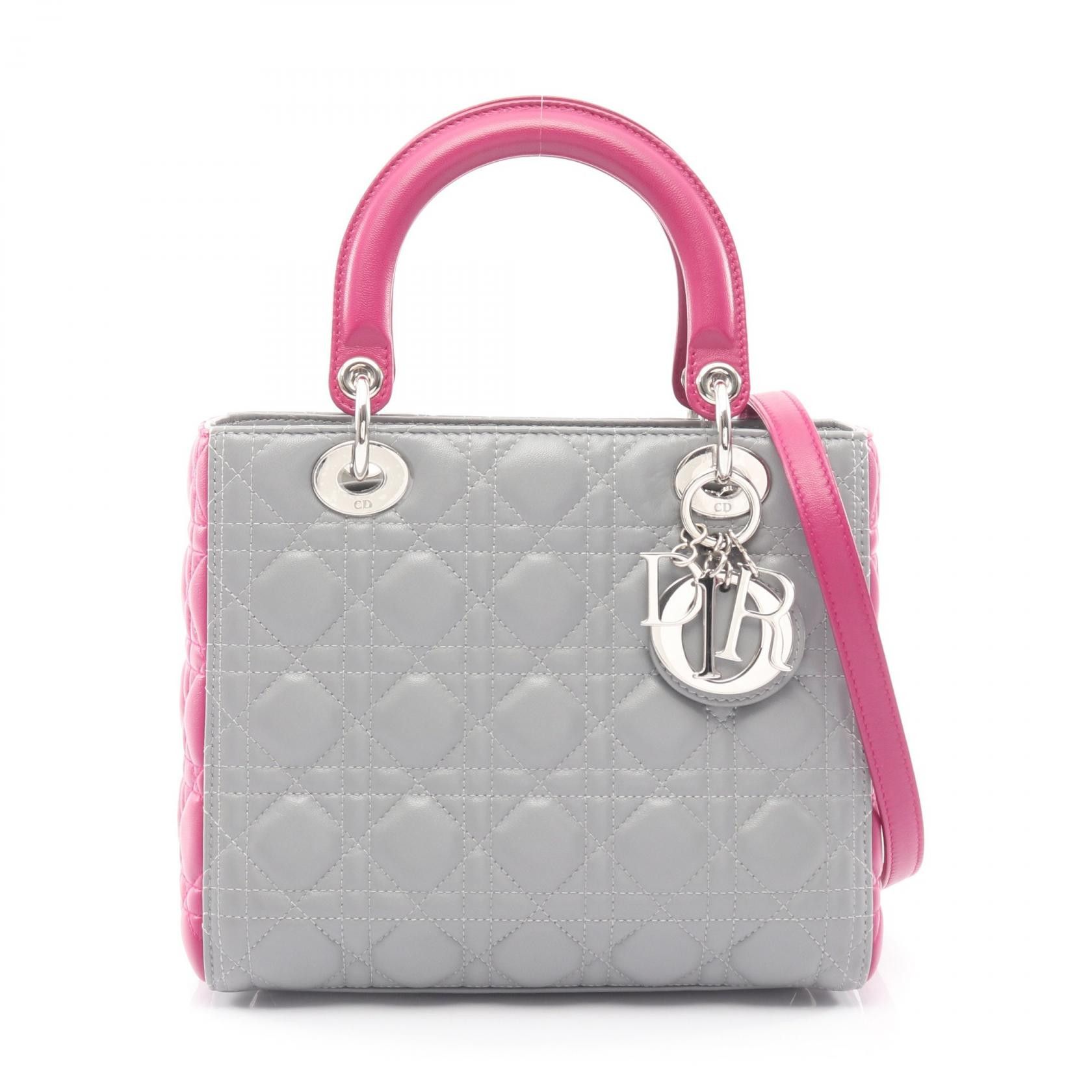 Dior Dior Dior LADY DIOR Leather Handbag Leather Handbag DUTY FREE for USA Size ONE SIZE - 1 Thumbnail