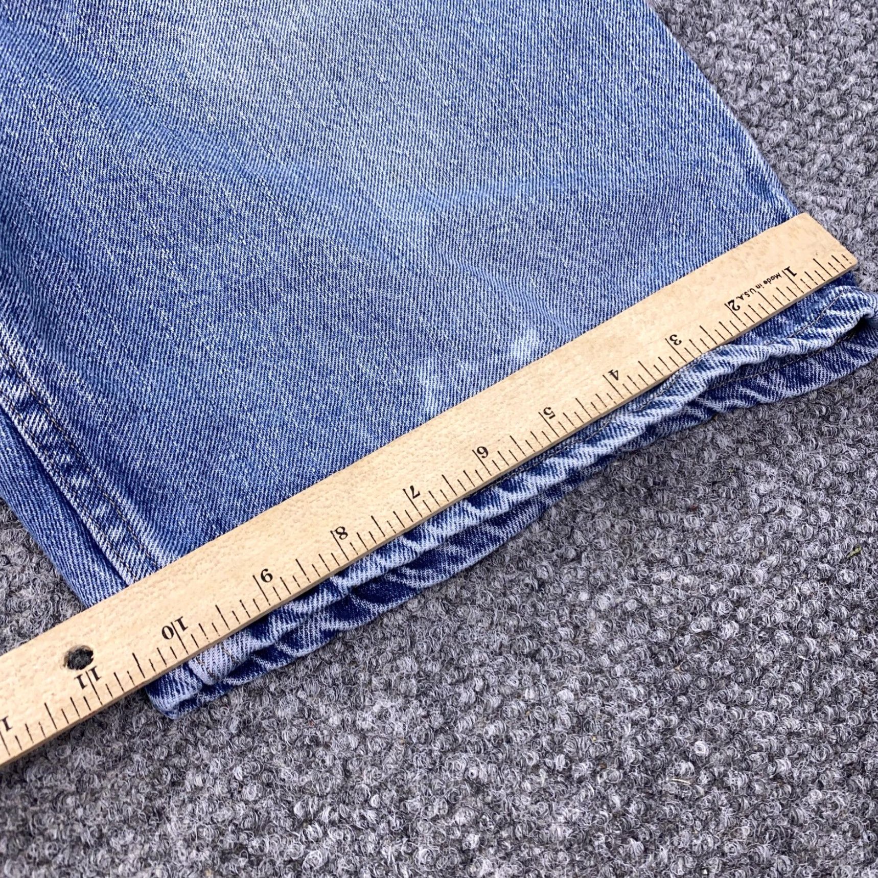 Wrangler VINTAGE Wrangler Shorts Mens 34 Blue Denim Relaxed Fit Bermuda 606WIMS Mens Size US 34 / EU 50 - 5 Thumbnail