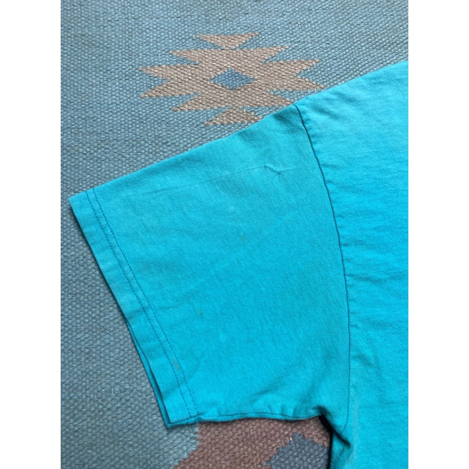 Lee VINTAGE 90s Lee Sport Blank T Shirt Teal Blue USA Made Men’s Boxy Large Shirt Mens L Blue 90s Lee Sport T-Shirt Size US L / EU 52-54 / 3 - 5 Thumbnail