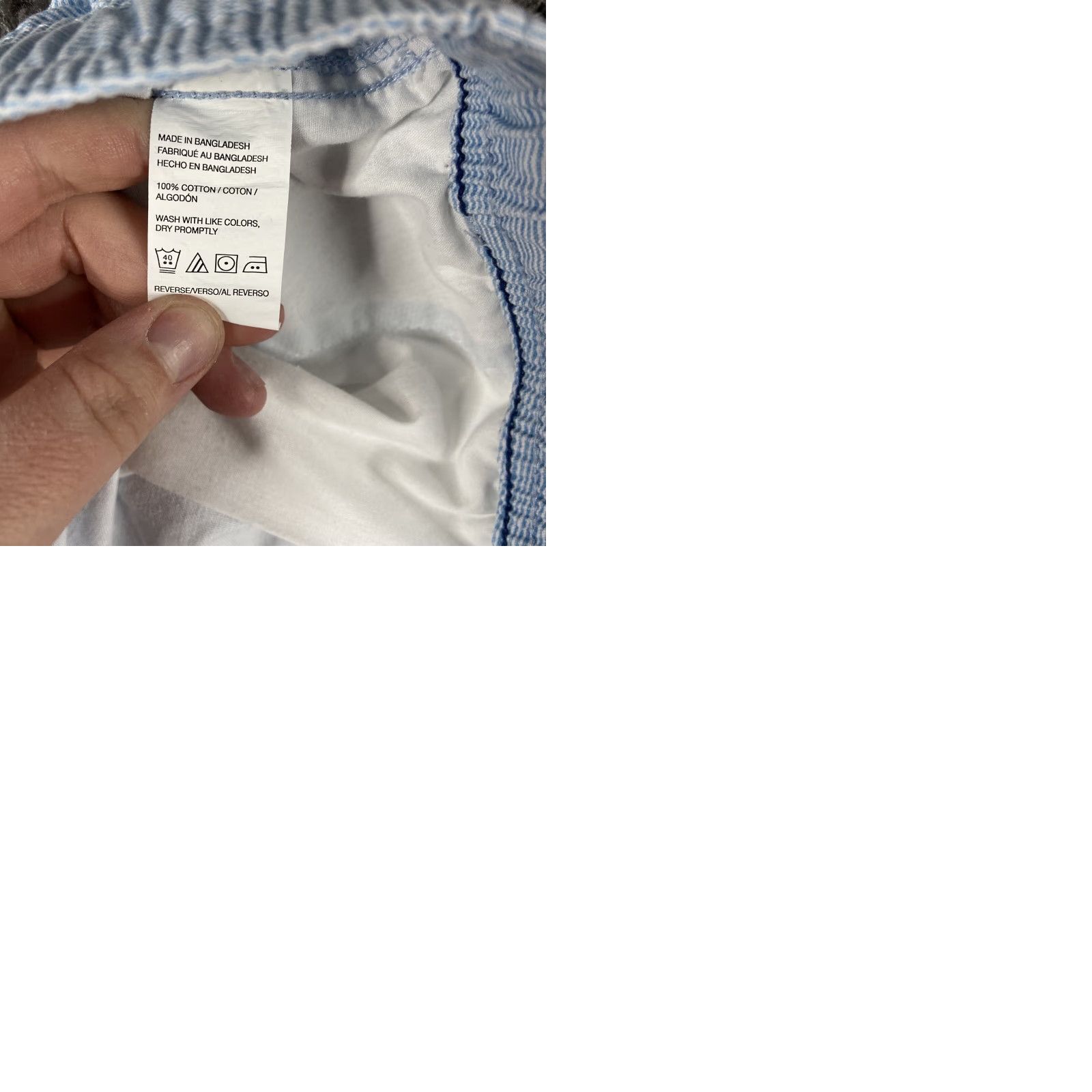 Izod IZOD Saltwater Striped Shorts Men 32 Blue Chino Regular Mens Size US 32 / EU 48 - 9 Thumbnail