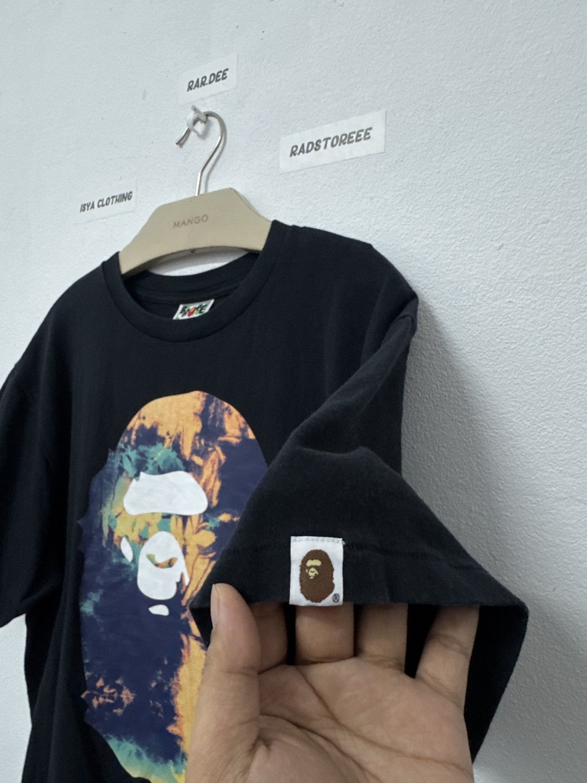Bape A Bathing Ape Mirror Tidye Big Head Tee Size US L / EU 52-54 / 3 - 4 Thumbnail