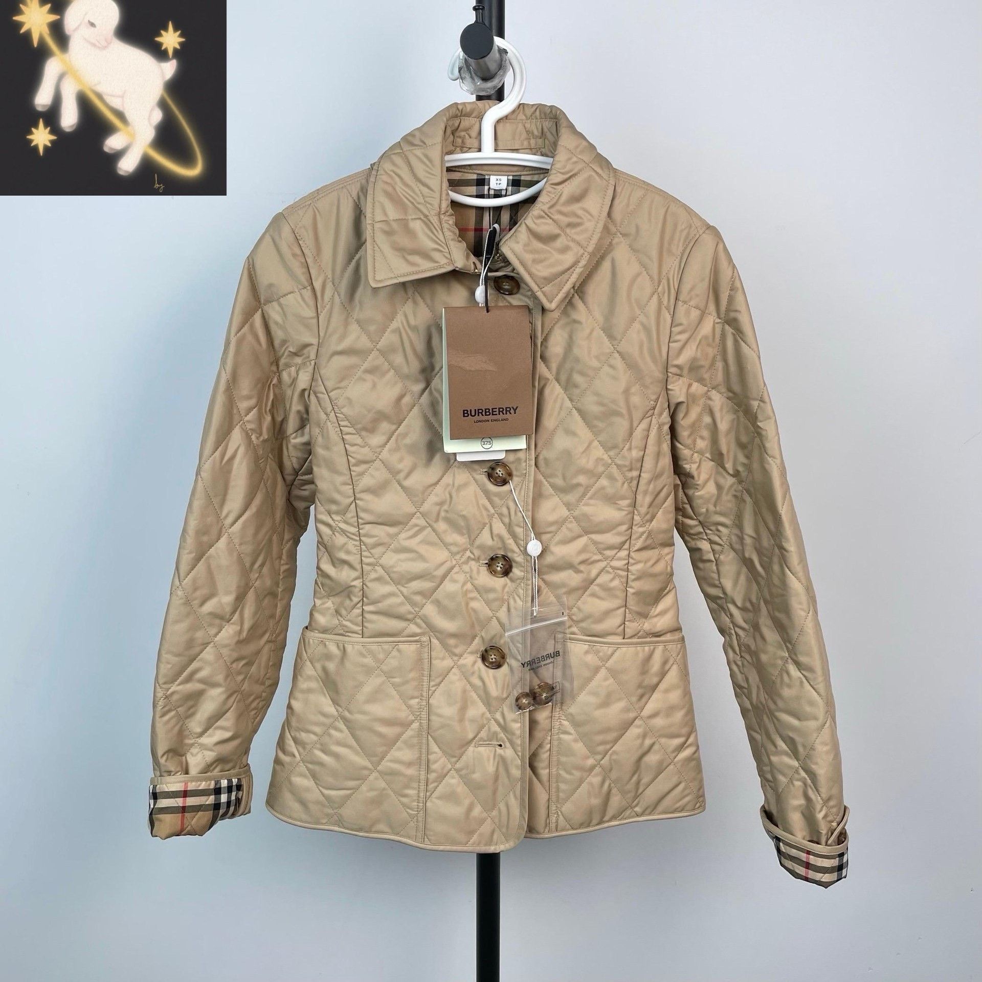 Burberry Burberry Beige Jacket 36 Women Size S / US 4 / IT 40 - 1 Thumbnail