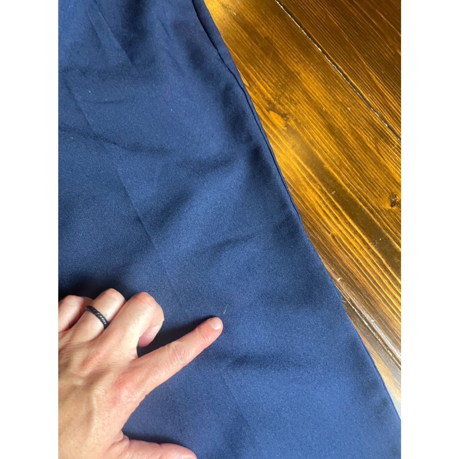 Vintage VINTAGE Briggs New York Pants Women Size 8 Navy Blue Dress Pants Pleated Size 30" / US 8 / IT 44 - 7 Thumbnail