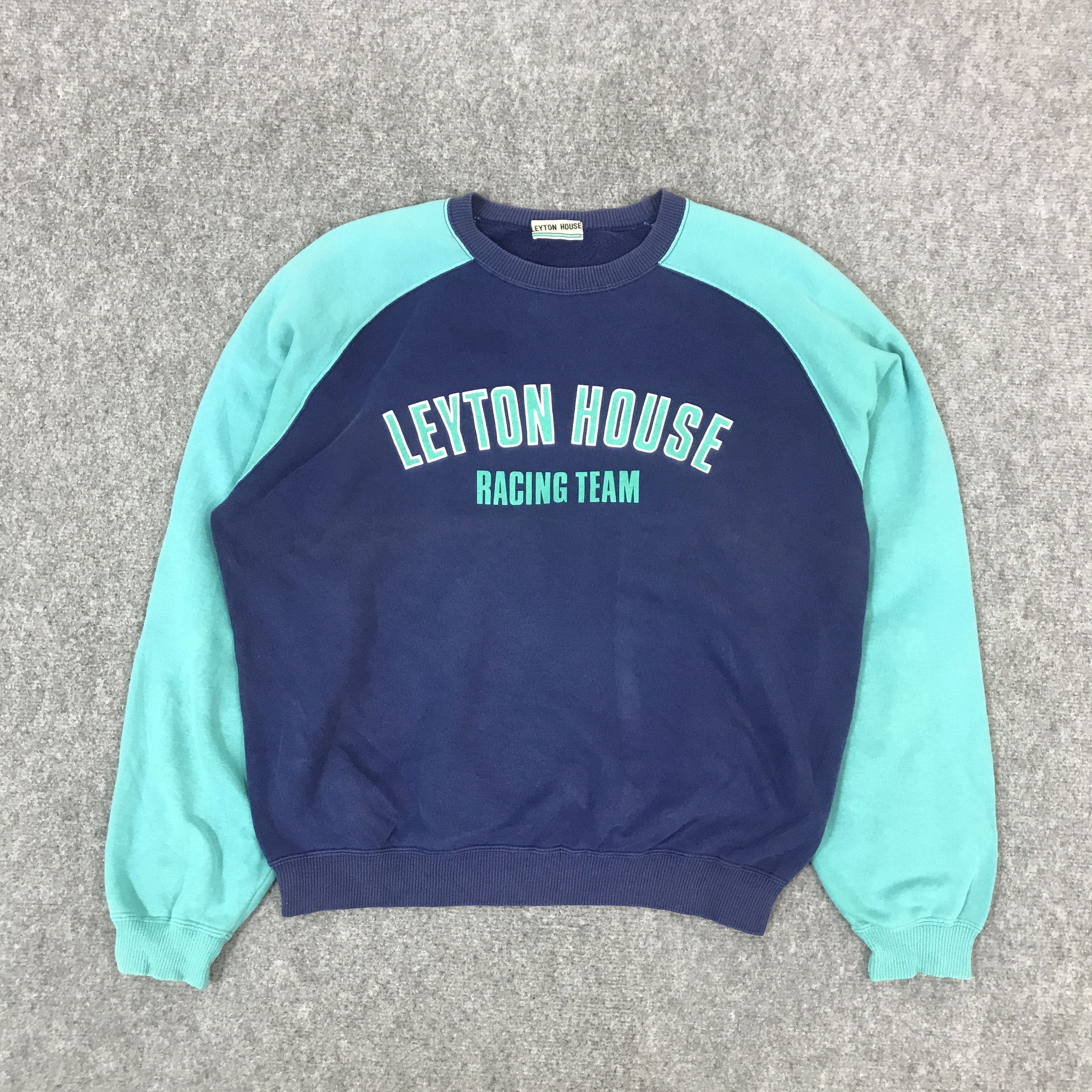 Japanese Brand LEYTON HOUSE RACING TEAM SWEATSHIRTJACKET Size US M / EU 48-50 / 2 - 1 Thumbnail