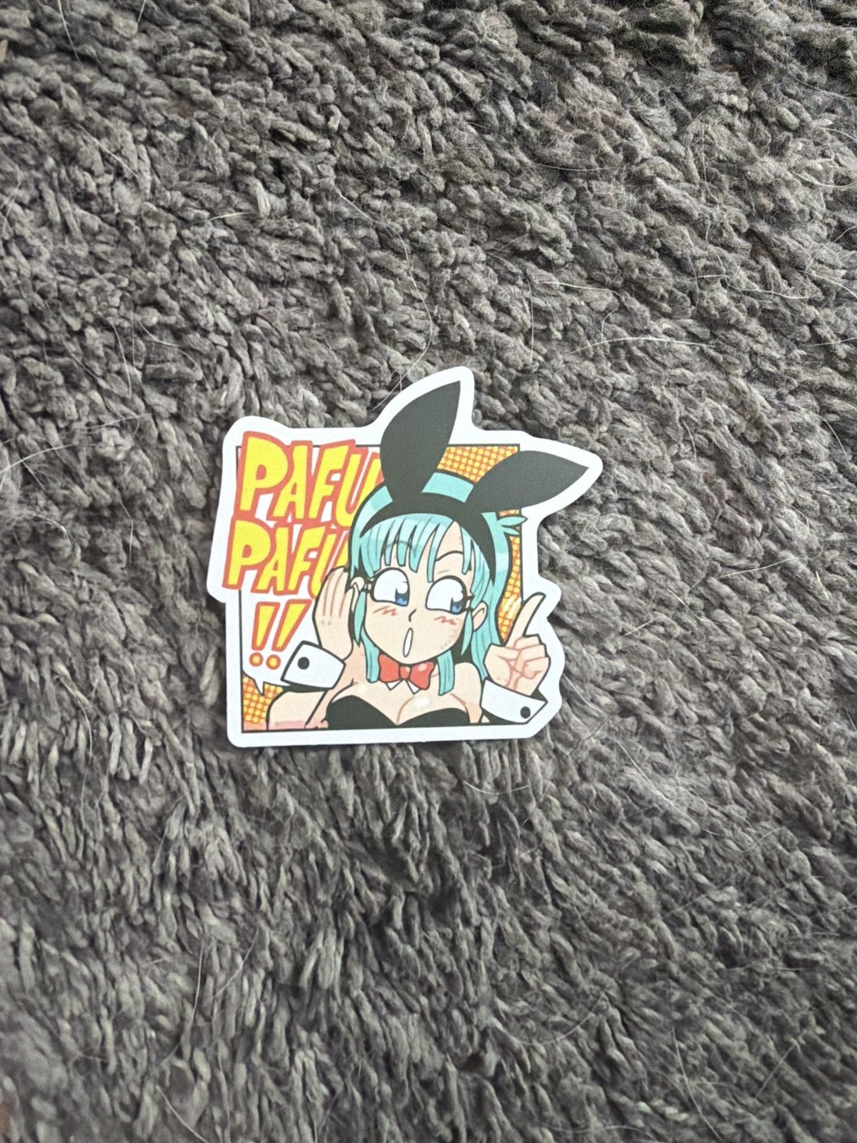 Cartoon Network Dragon Ball Z Bulma Bunny Sticker Size ONE SIZE - 1 Thumbnail