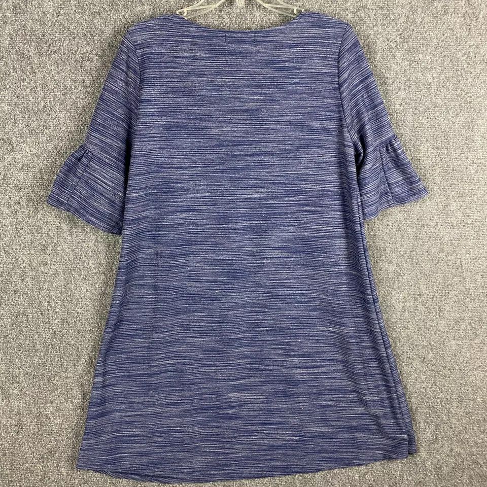 Other City Triangles Dress Large Women's Short Sleeve Blue L Size L / US 10 / IT 46 - 7 Thumbnail