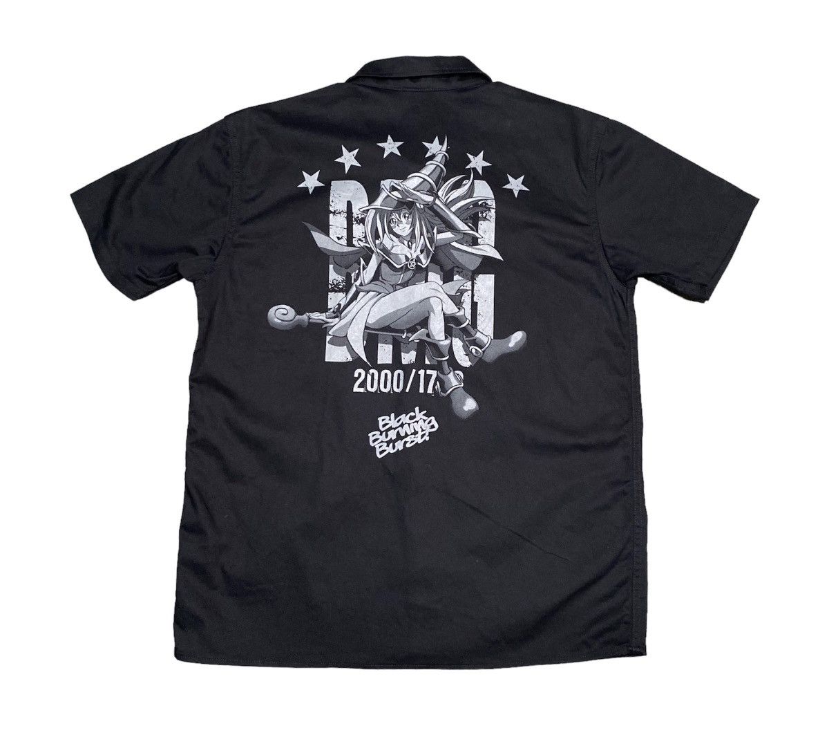 image of Rare Vintage 90’S Yugioh! Dark Magician Girl Cospa Shirt in Black, Men's (Size Medium)