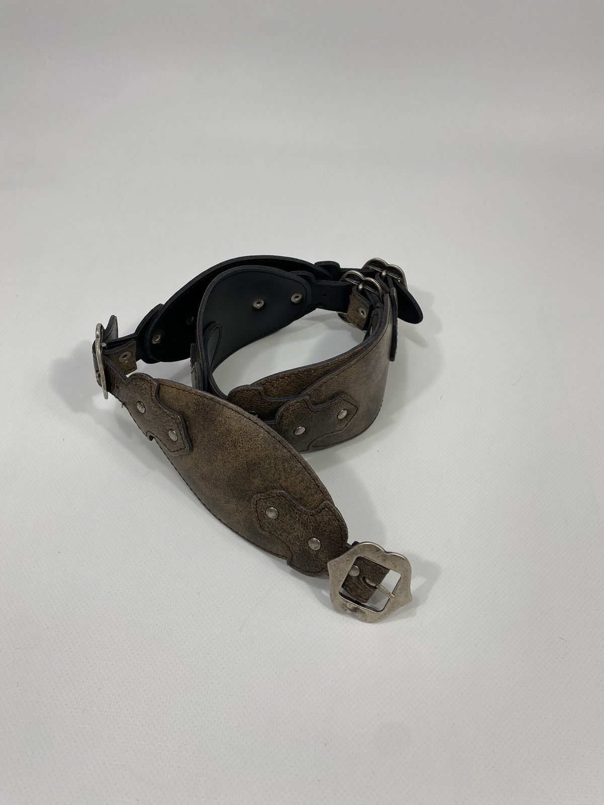 Vintage LASTDROP🔥Vintage Y2K Avant Garde Split Parts Adjustable Belt Size ONE SIZE - 15 Thumbnail