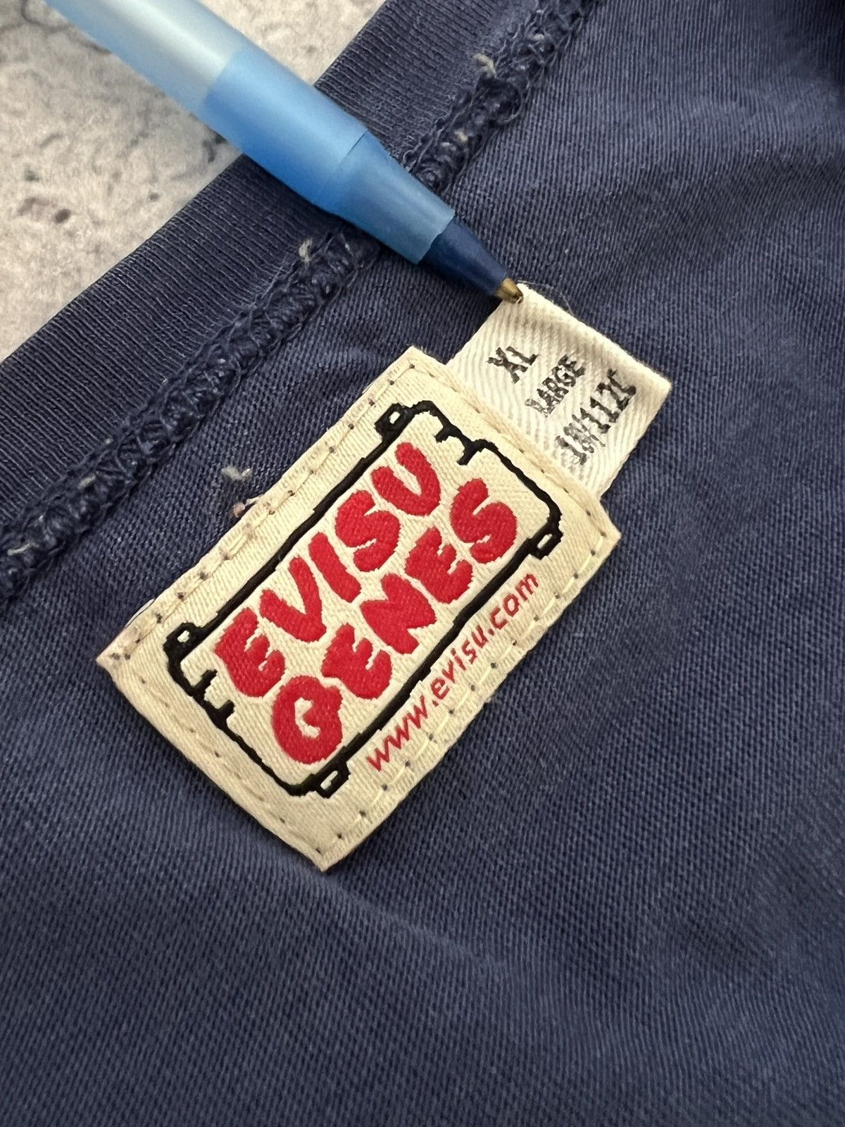 Evisu × Japanese Brand × Vintage Evisu Genes Vintage Monogram Logo Tee Size US XL / EU 56 / 4 - 7 Thumbnail