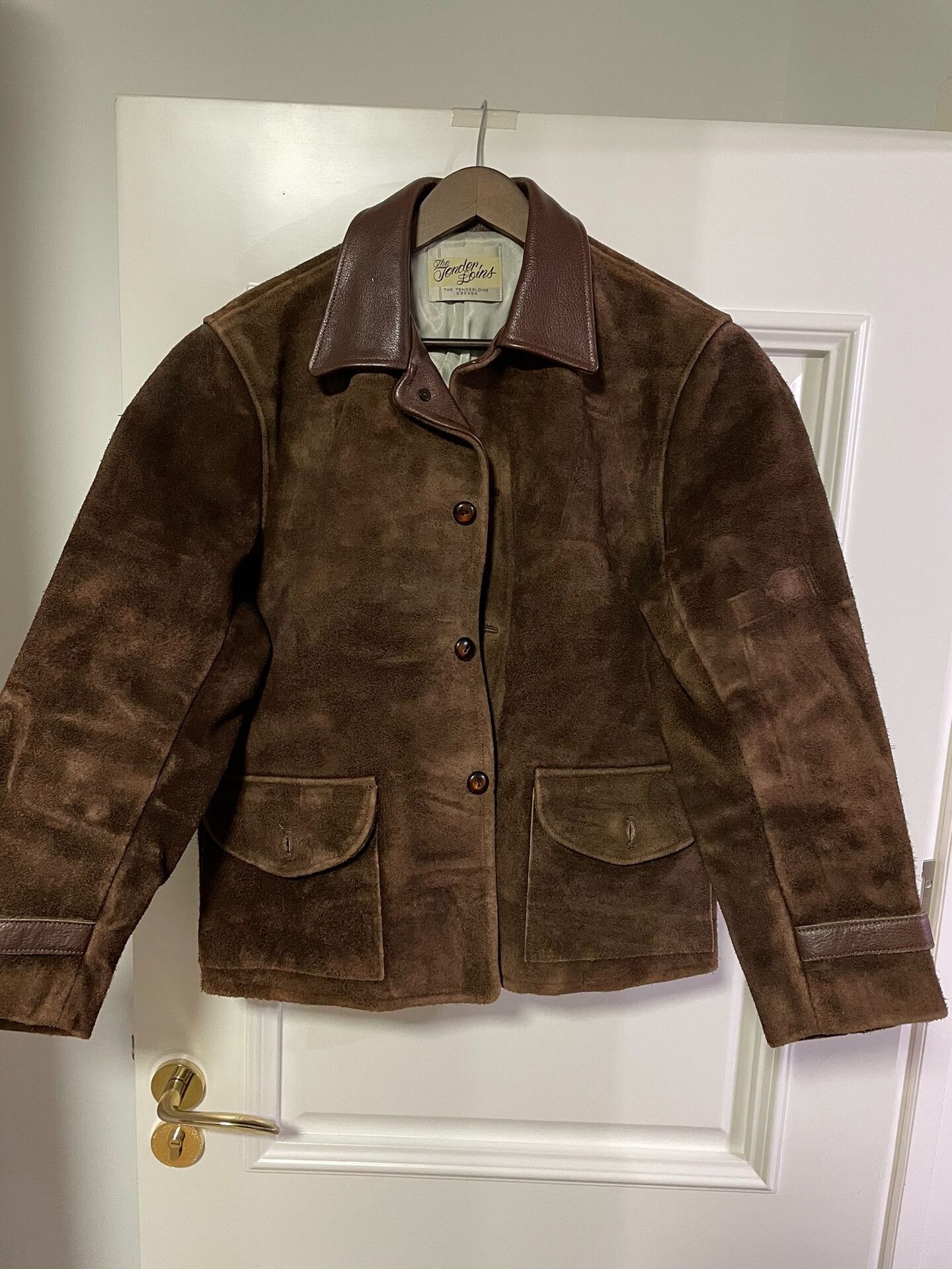 Japanese Brand Tenderloin Brown Suede Leather Jacket Size US M / EU 48-50 / 2 - 1 Thumbnail