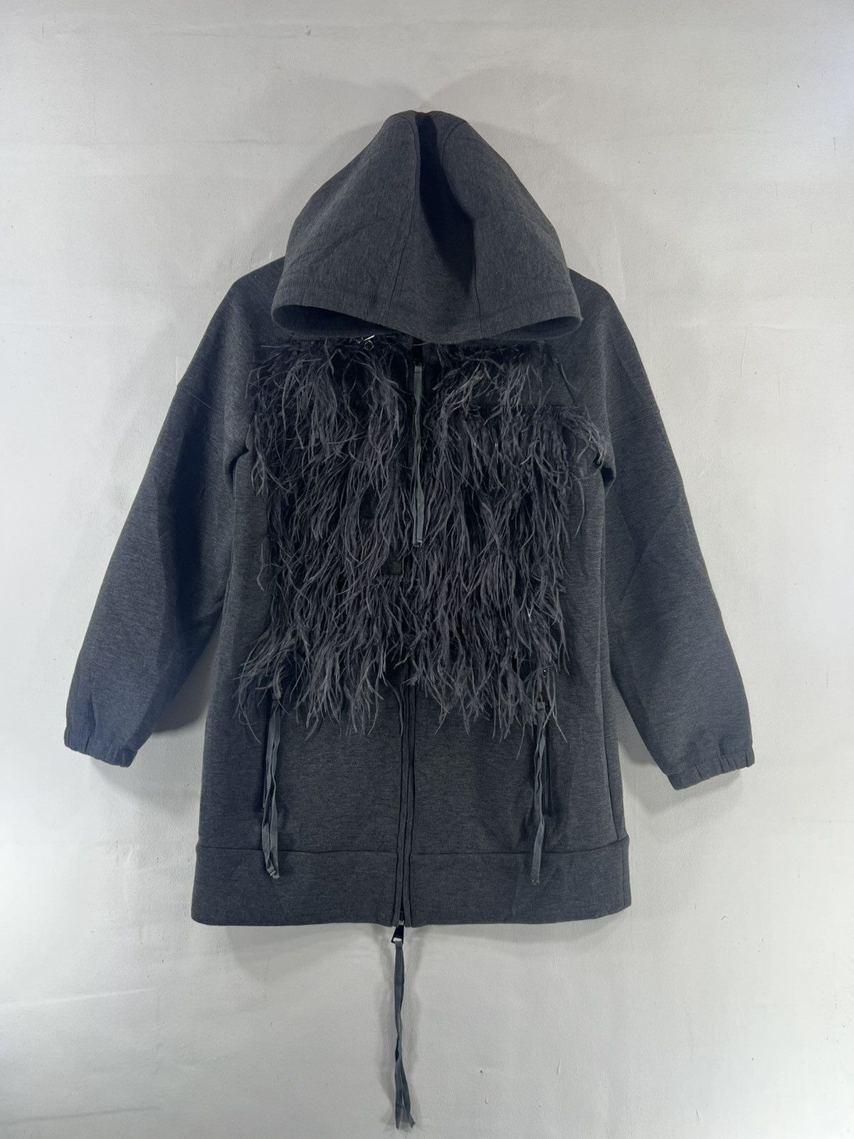 N21 N.21 Mohair Full Zipper Jacket Luxury Design Size US M / EU 48-50 / 2 - 1 Thumbnail