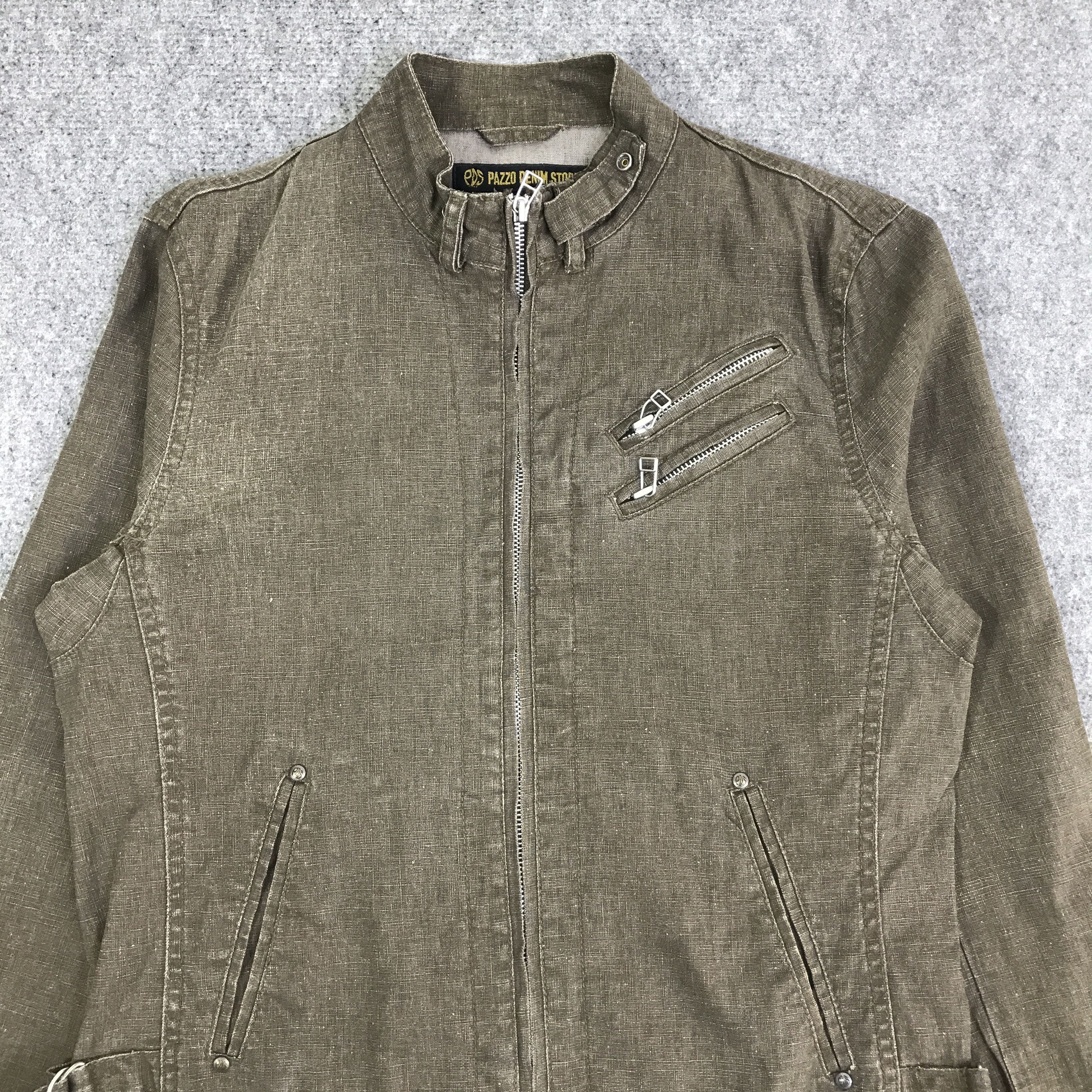 Pazzo JAPAN PAZZO DENIM BIKER DESIGN JACKET K57B21 Size US M / EU 48-50 / 2 - 2 Thumbnail