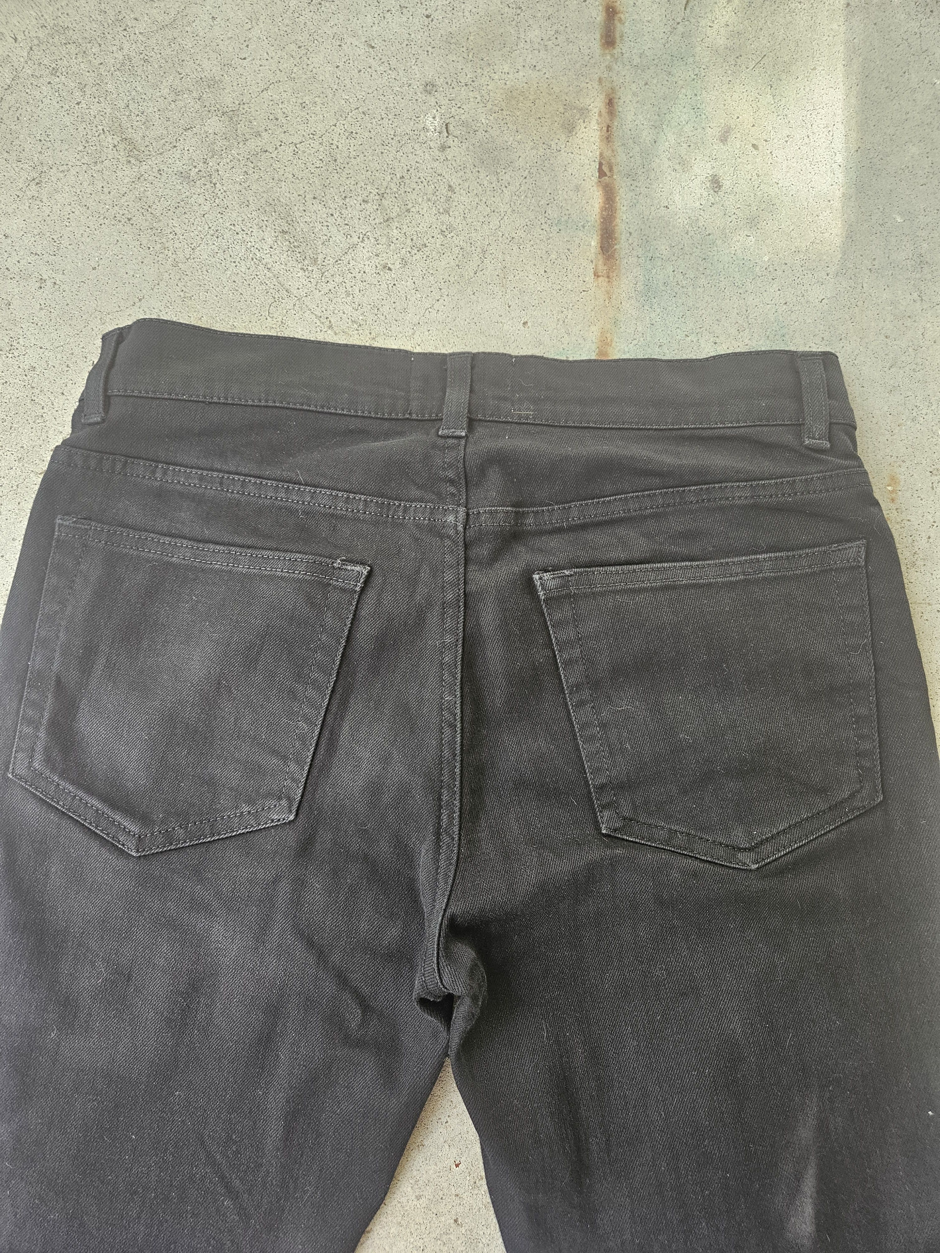 Acne Studios Thin Stay Cash Black Denim Jeans Size US 30 / EU 46 - 6 Thumbnail