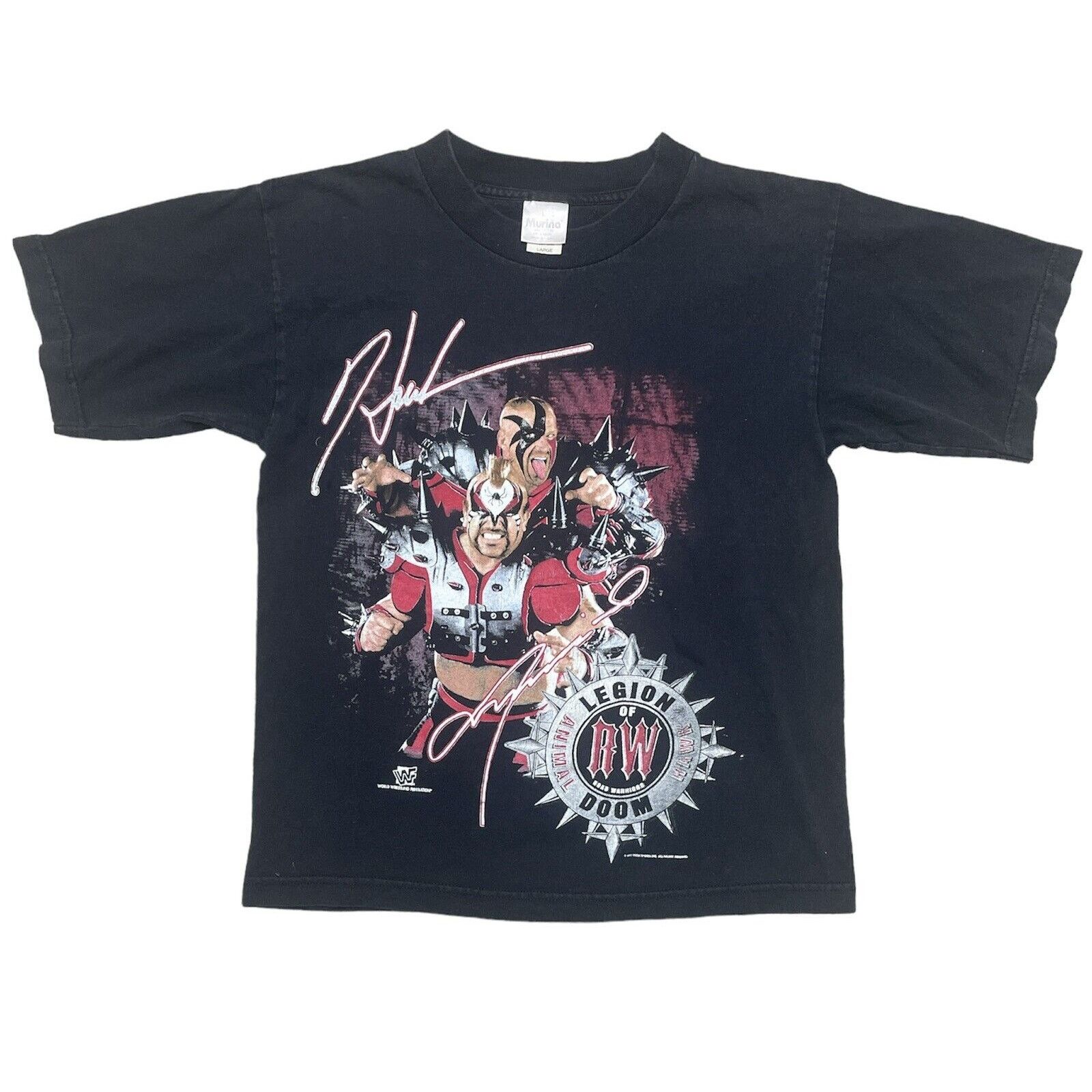 WWF 90s WWF Legion of Doom Hawk Animal Shirt Sz Adult S Youth L Size US XS / EU 42 / 0 - 1 Thumbnail