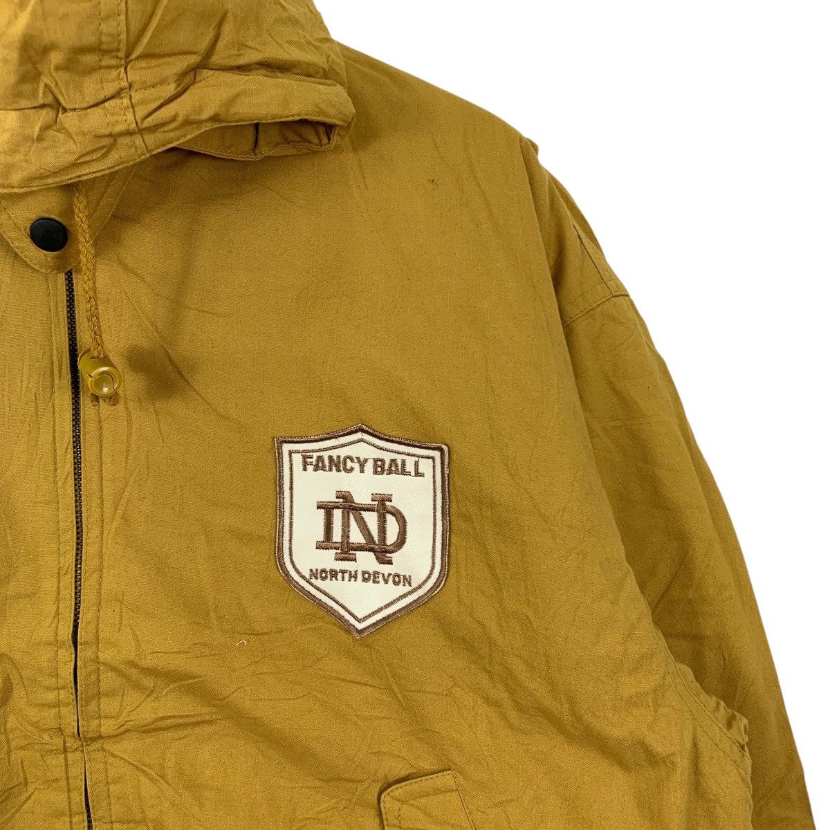 Vintage Vintage FANCY BALL North Devon Zipper Hooded Bomber Jacket Size US XL / EU 56 / 4 - 3 Thumbnail