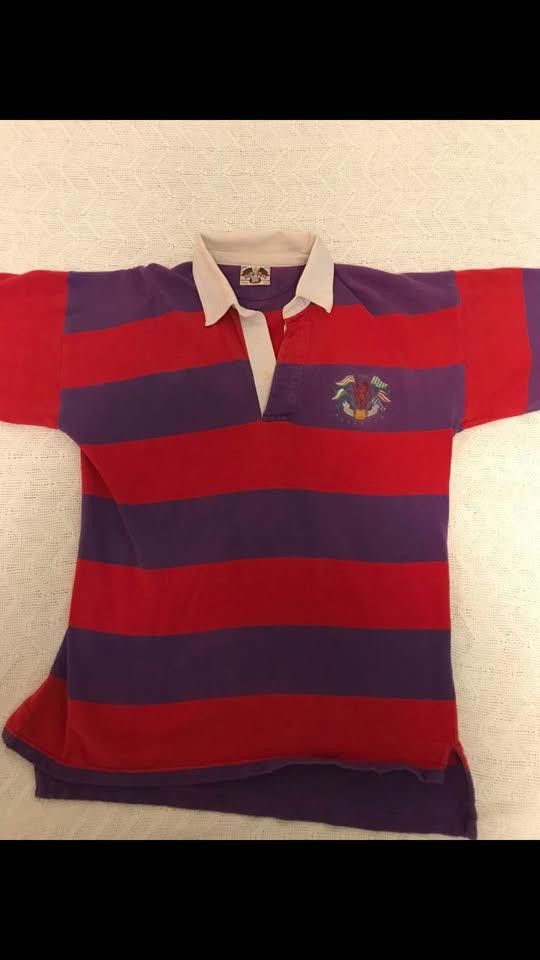 Designer Vintage 1988 rugby Jersey Made in Italy! Size US L / EU 52-54 / 3 - 1 Thumbnail