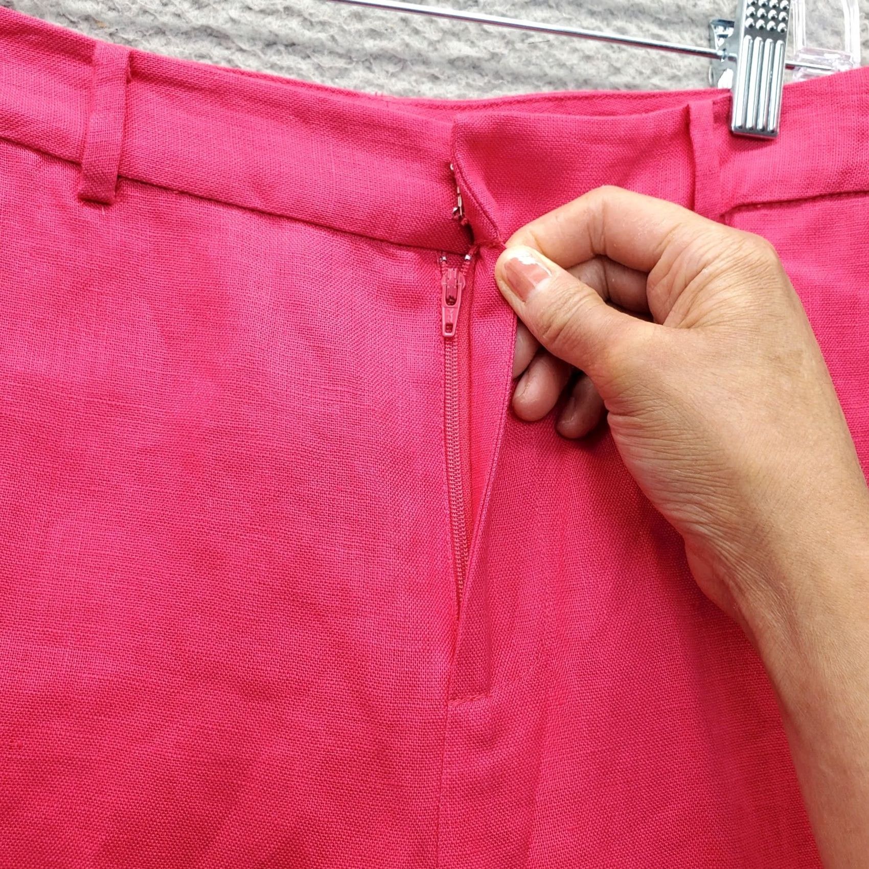 Chaps Chaps Chino Pants Womens Size 6 Pink Lined Straight Leg Hook & Eye Pocket Size 28" / US 6 / IT 42 - 7 Thumbnail