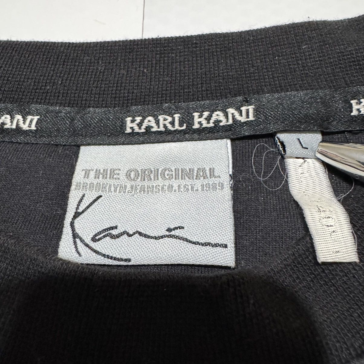 Karl Kani × Vintage Karl Kani Shirt Original est 1989 Brooklyn New York Size L Size US L / EU 52-54 / 3 - 5 Thumbnail