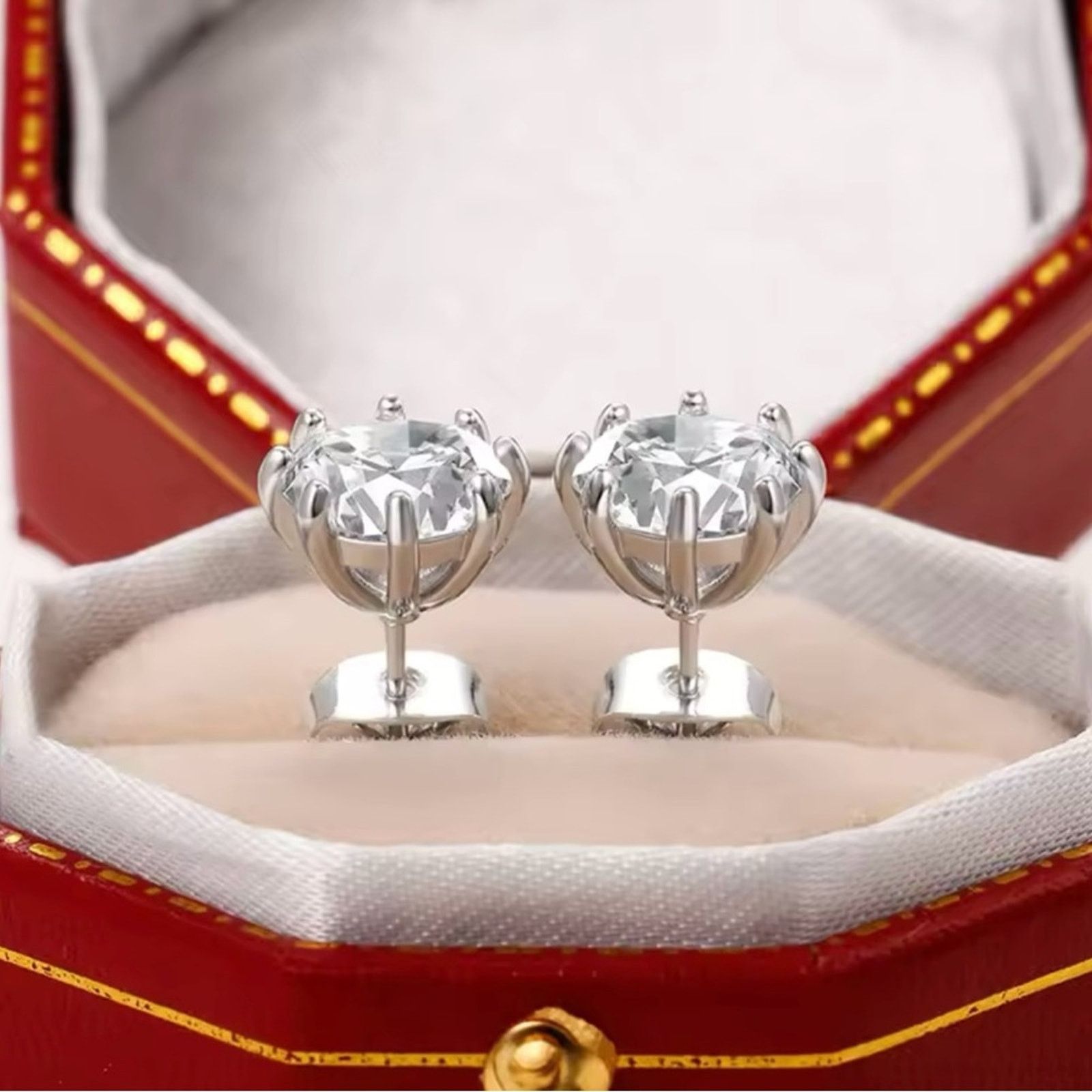 Other Diamond Gorgeous CZ Stud Earrings for Women Size ONE SIZE - 5 Thumbnail