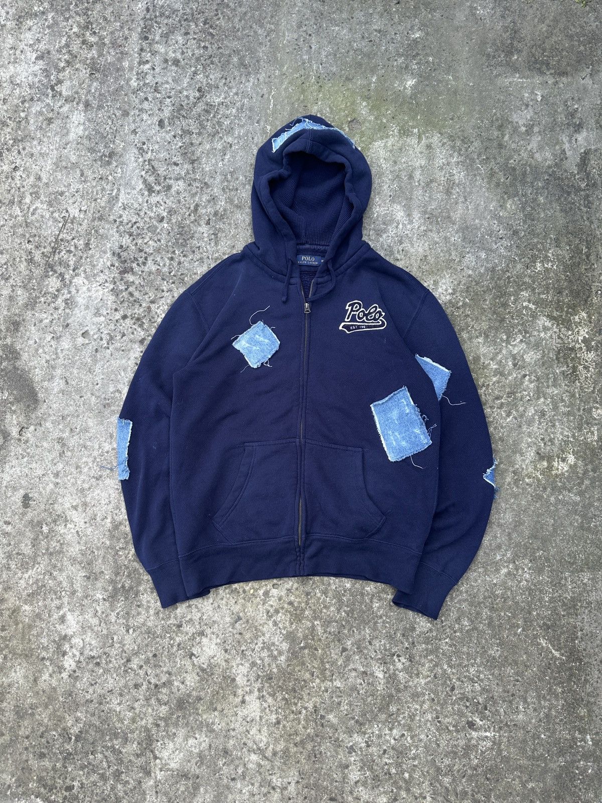 Polo Ralph Lauren Y2K Custom Polo Ralph Lauren Zip Up Hoodie Streetwear Rare M Size US M / EU 48-50 / 2 - 1 Thumbnail