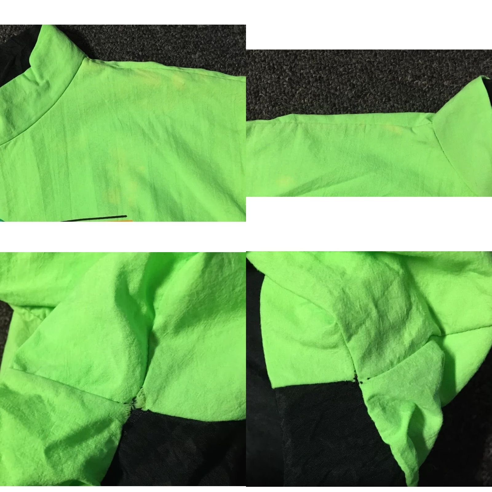 Vintage VINTAGE Neon Ocean Pacific OP Jacket M Green 80s 90s Surf Skate Windbreaker 1/4 Zip Mens Size US M / EU 48-50 / 2 - 8 Thumbnail