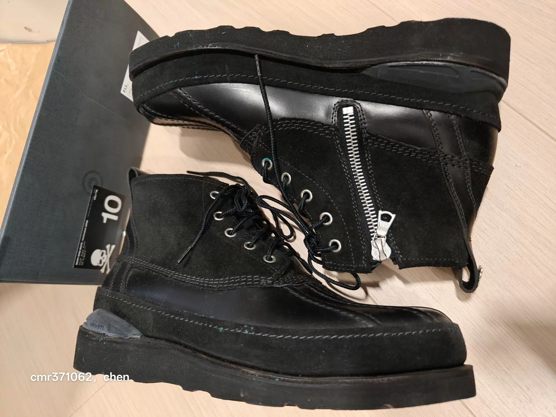 Visvim VISVIM x MMJ DECOY DUCK BOOTS BLACK/BLACK 10 NEW VINTAGE RARE Size US 10 / EU 43 - 3 Thumbnail