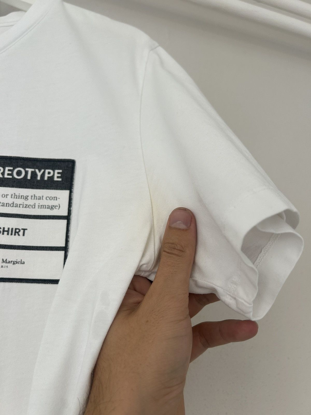 Maison Margiela White Stereotype T-Shirt Size US M / EU 48-50 / 2 - 7 Thumbnail