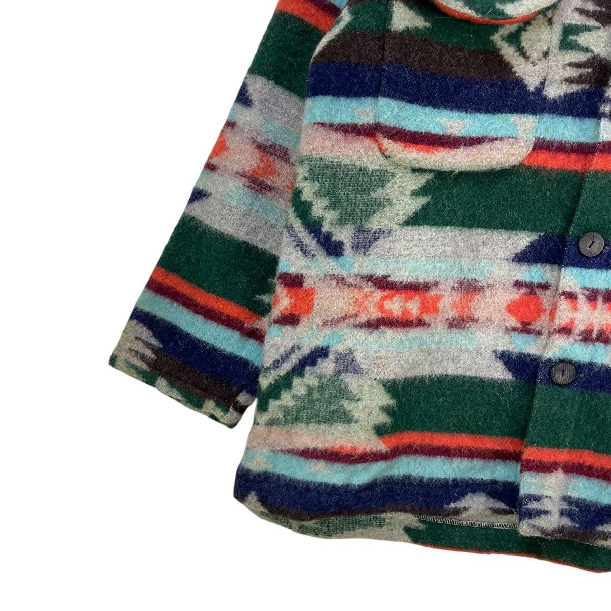 Native × Woolrich Woolen Mills 💥Vintage Billy Stone Dual Pocket Navajo Shirt Jacket Medium Size US M / EU 48-50 / 2 - 4 Thumbnail