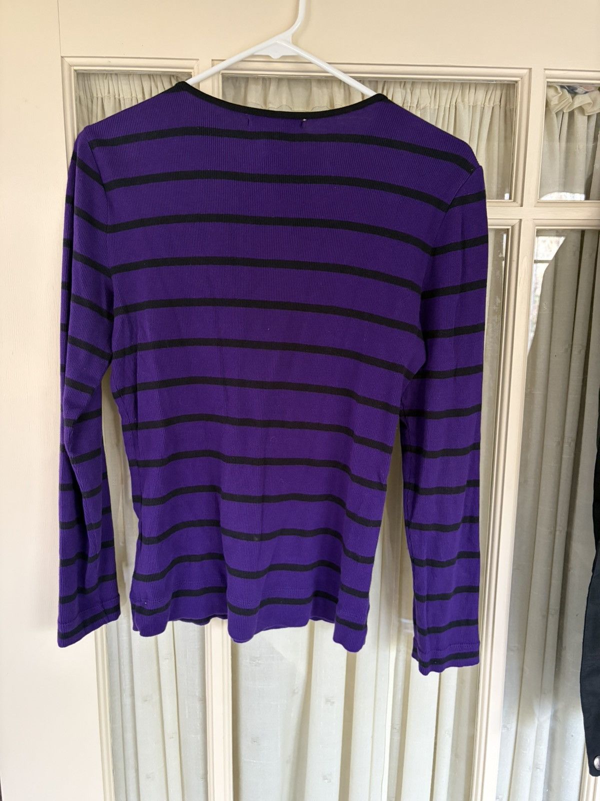 Lauren Ralph Lauren Striped punk shirt with collar bone zippers Size US M / EU 48-50 / 2 - 6 Thumbnail