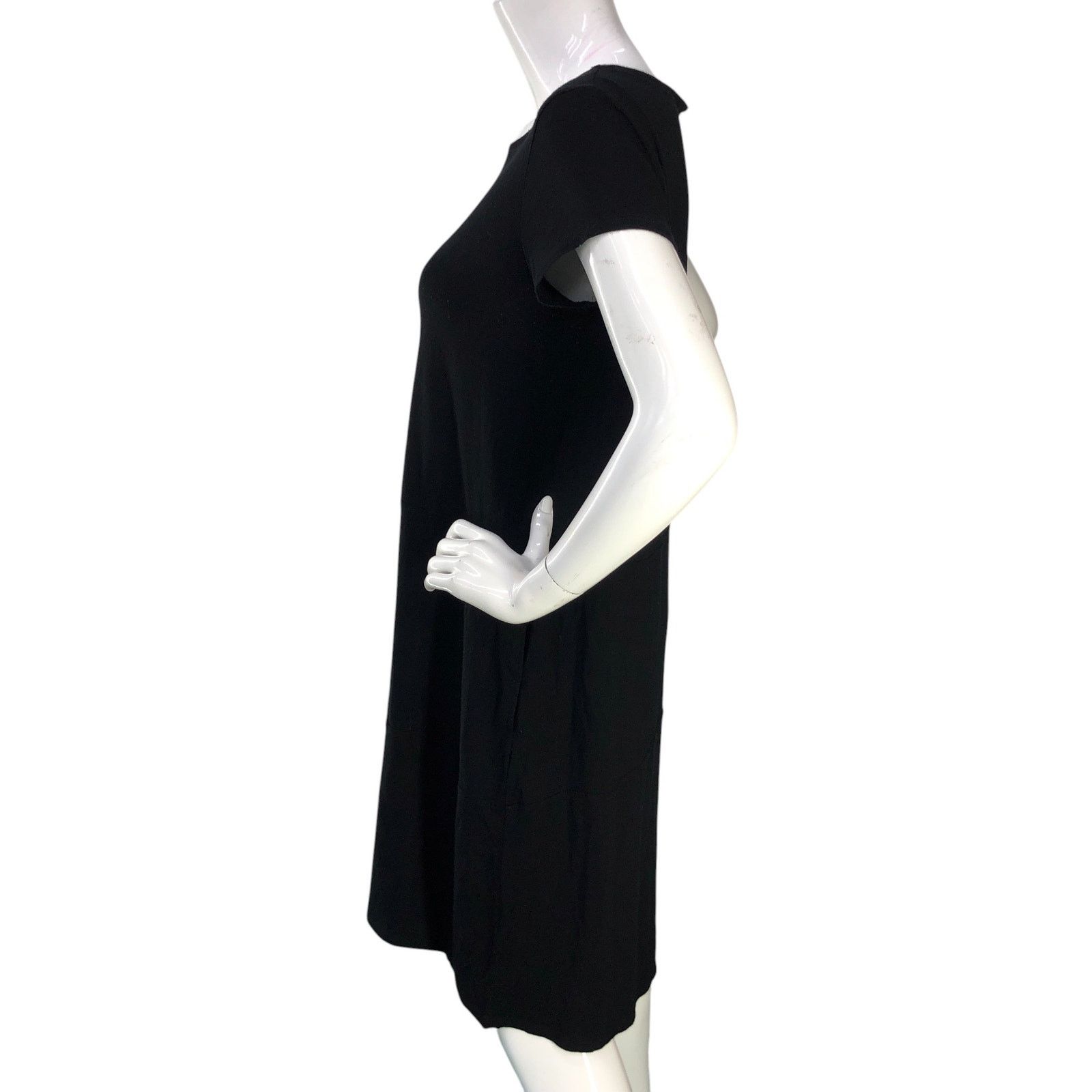 Eileen Fisher Eileen Fisher Size S Dress Viscose Jersey Scoop Neck POCKETS Size S / US 4 / IT 40 - 6 Thumbnail