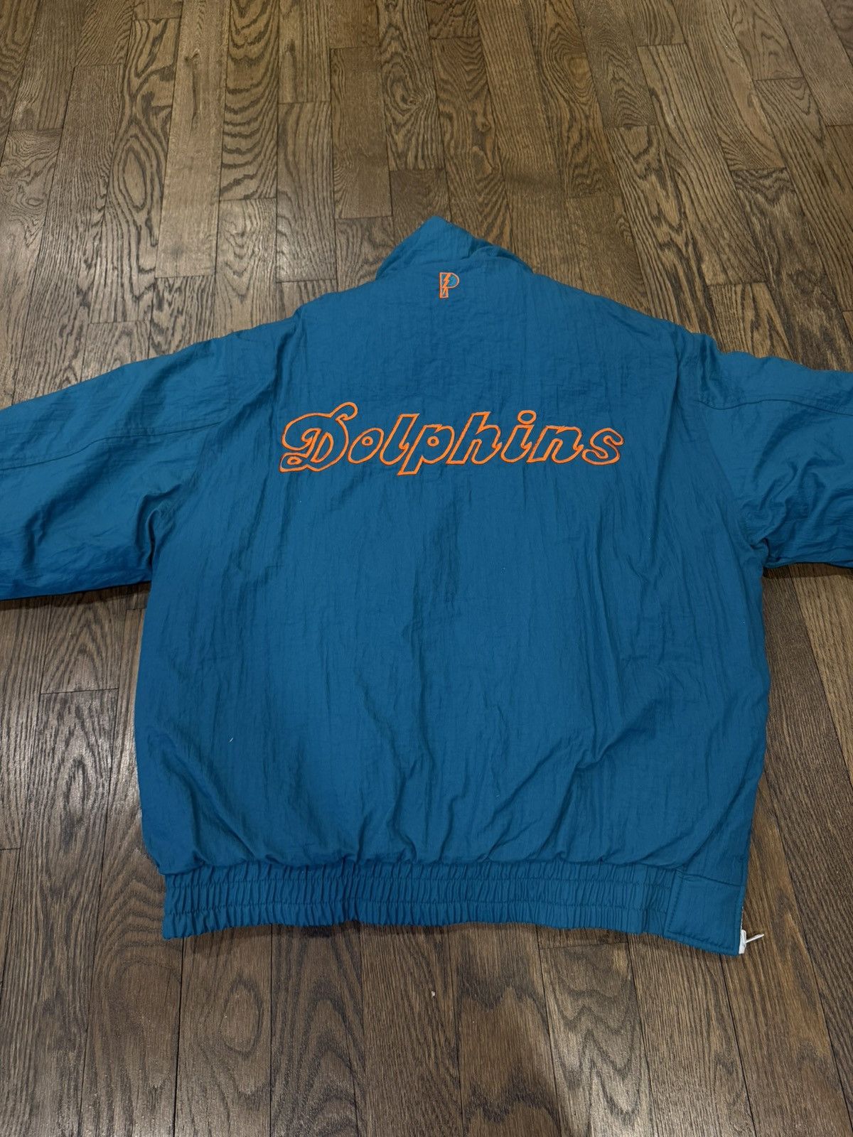 Pro Player Vintage Reversible Miami Dolphins Quarter Zip Coat Size US L / EU 52-54 / 3 - 20 Thumbnail
